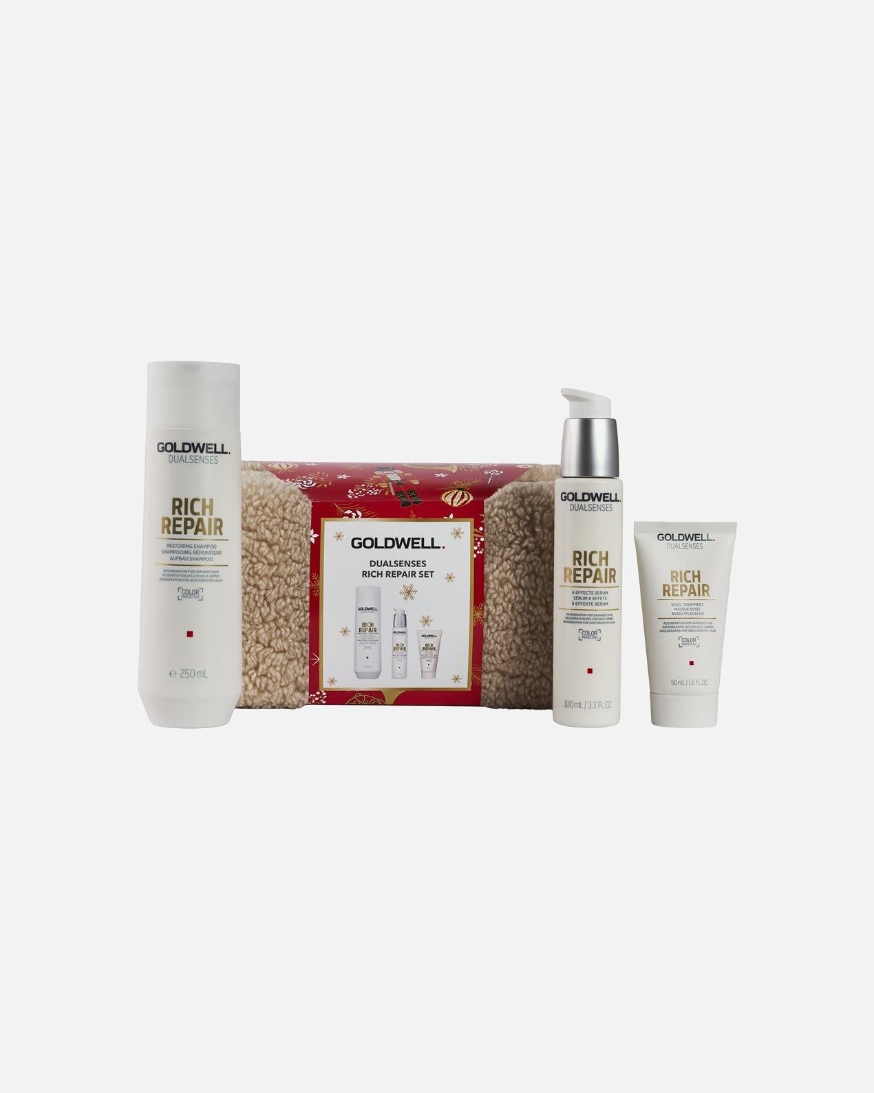 Haarpflegeset für Weiblich Goldwell Rich Repair X-Mas Set 2025 1 Stück