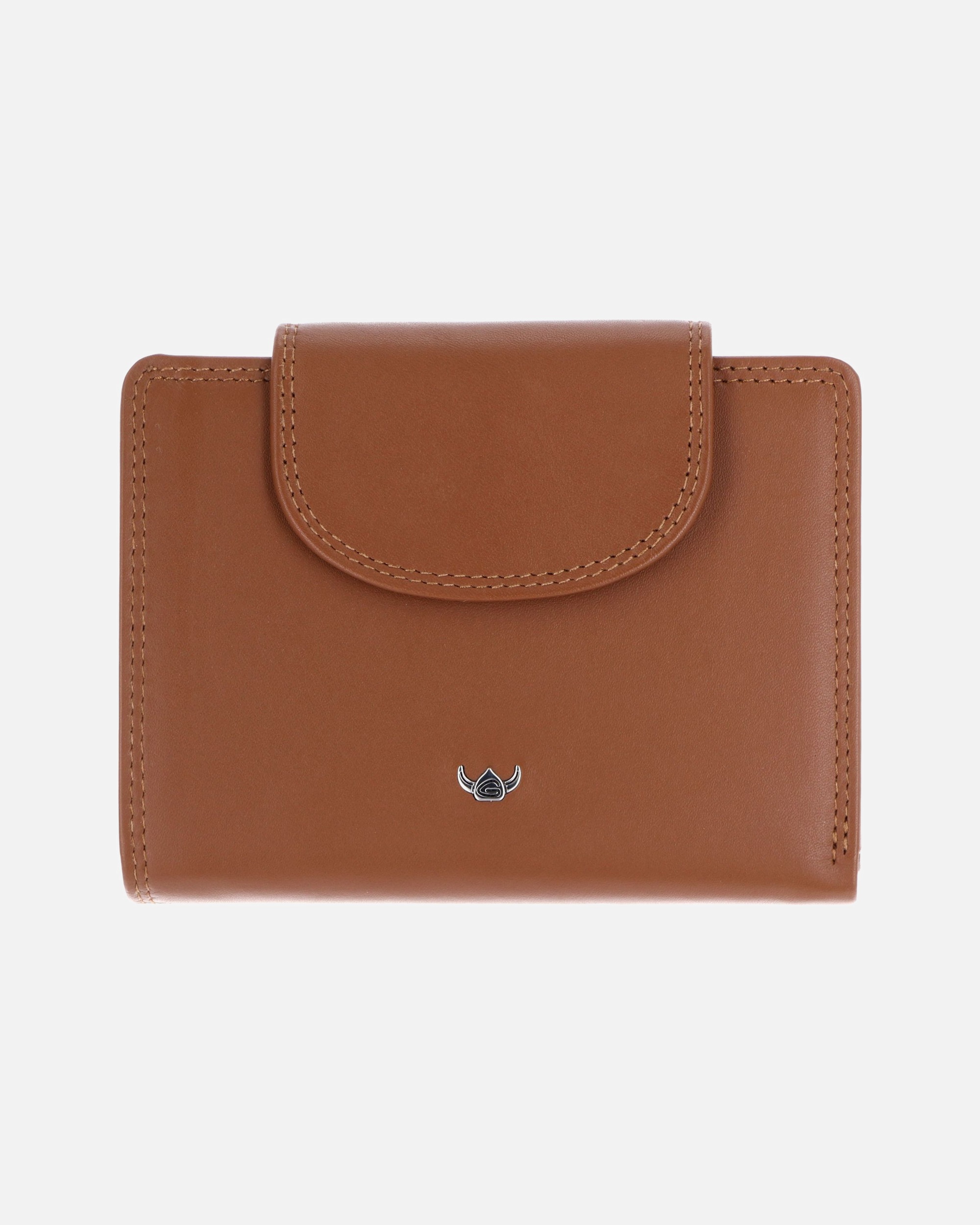 Portemonnaie für Weiblich Golden Head Polo Damengeldbörse cognac