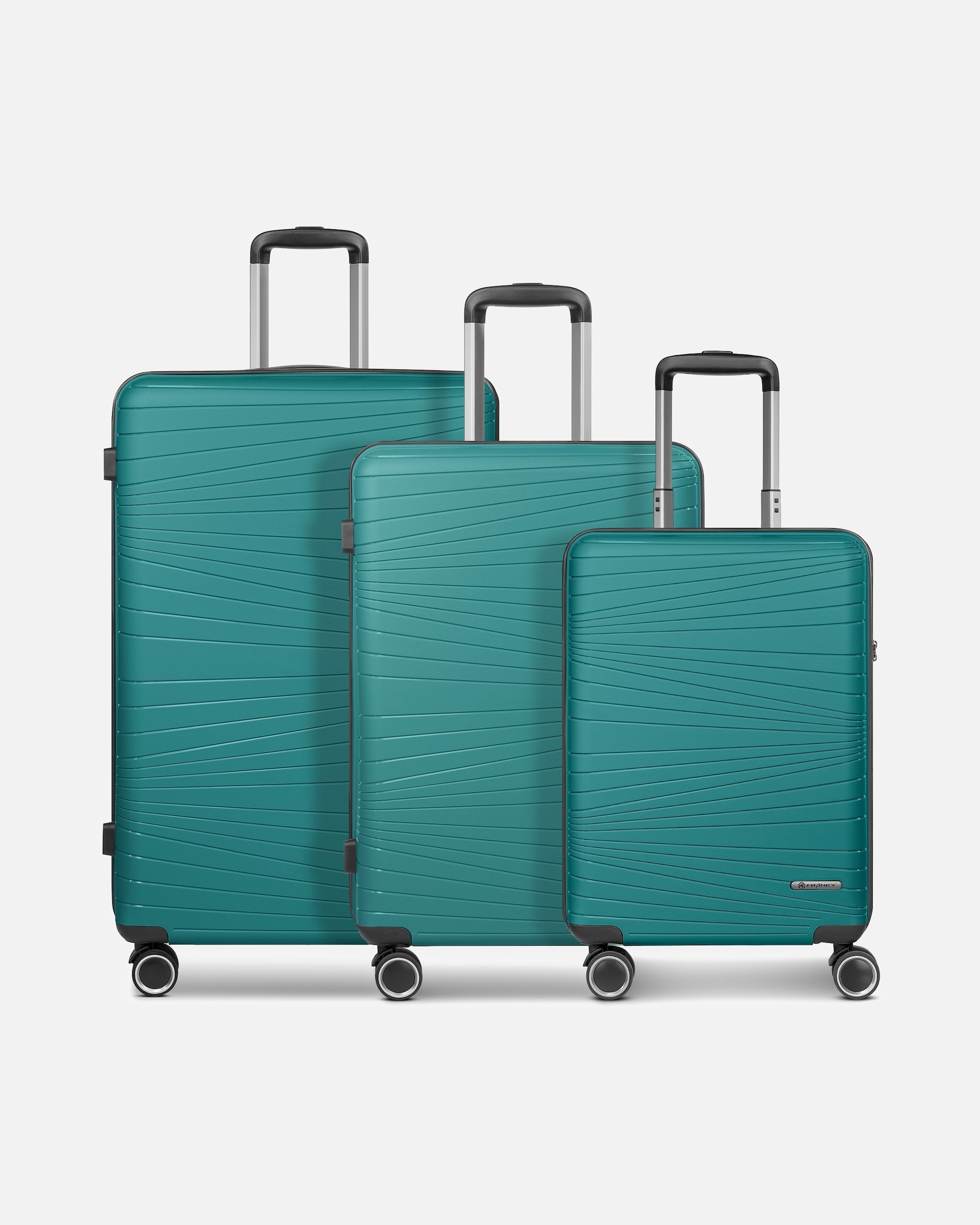 Valise for HommeFrankyDallas 3.0 Set de valises à 4 roulettes 3 pièces avec soufflet d'extensionturquoise