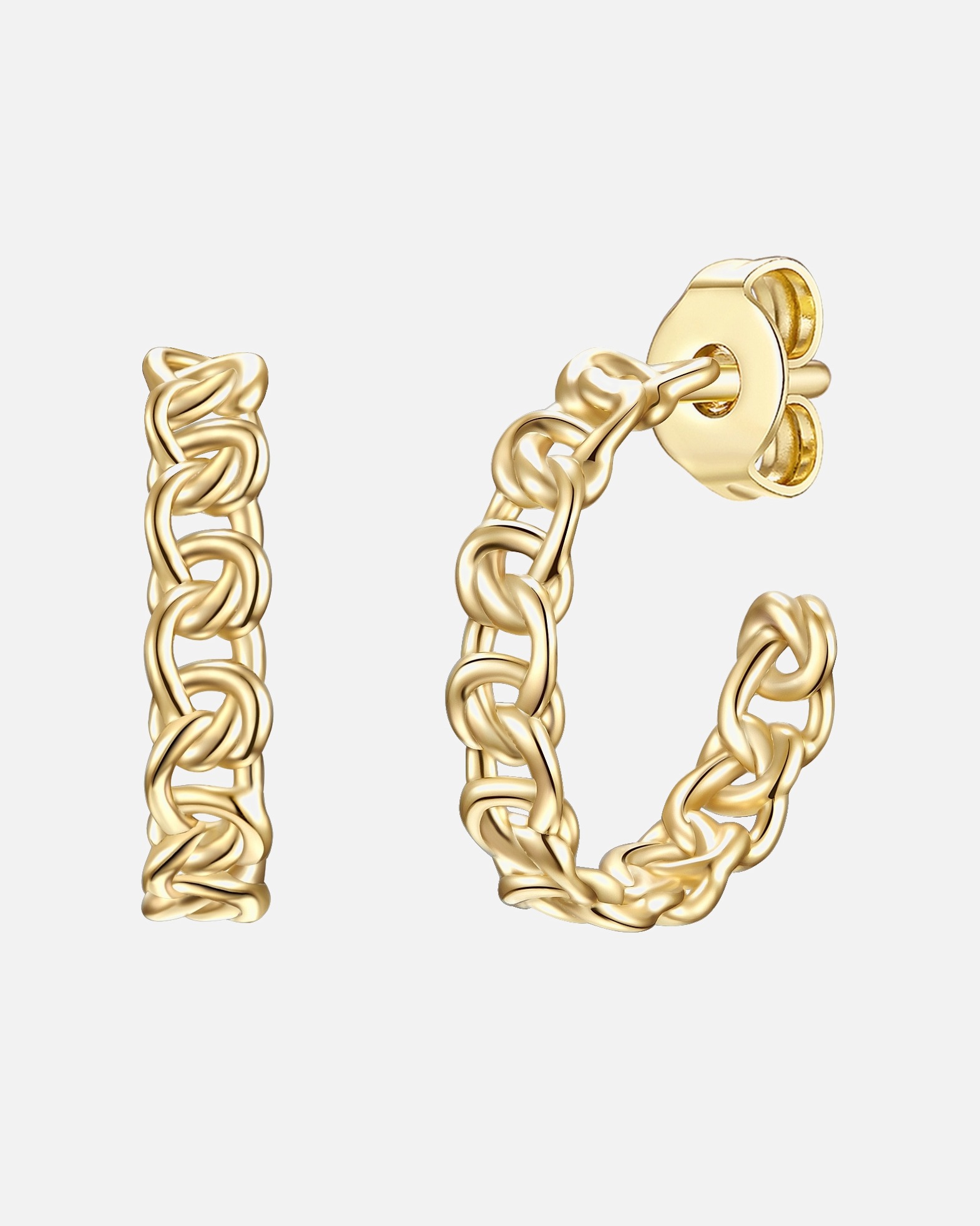 Boucle d'oreilles for FemmeCréoles en argent Argent sterling en Or jaune14,7 mm