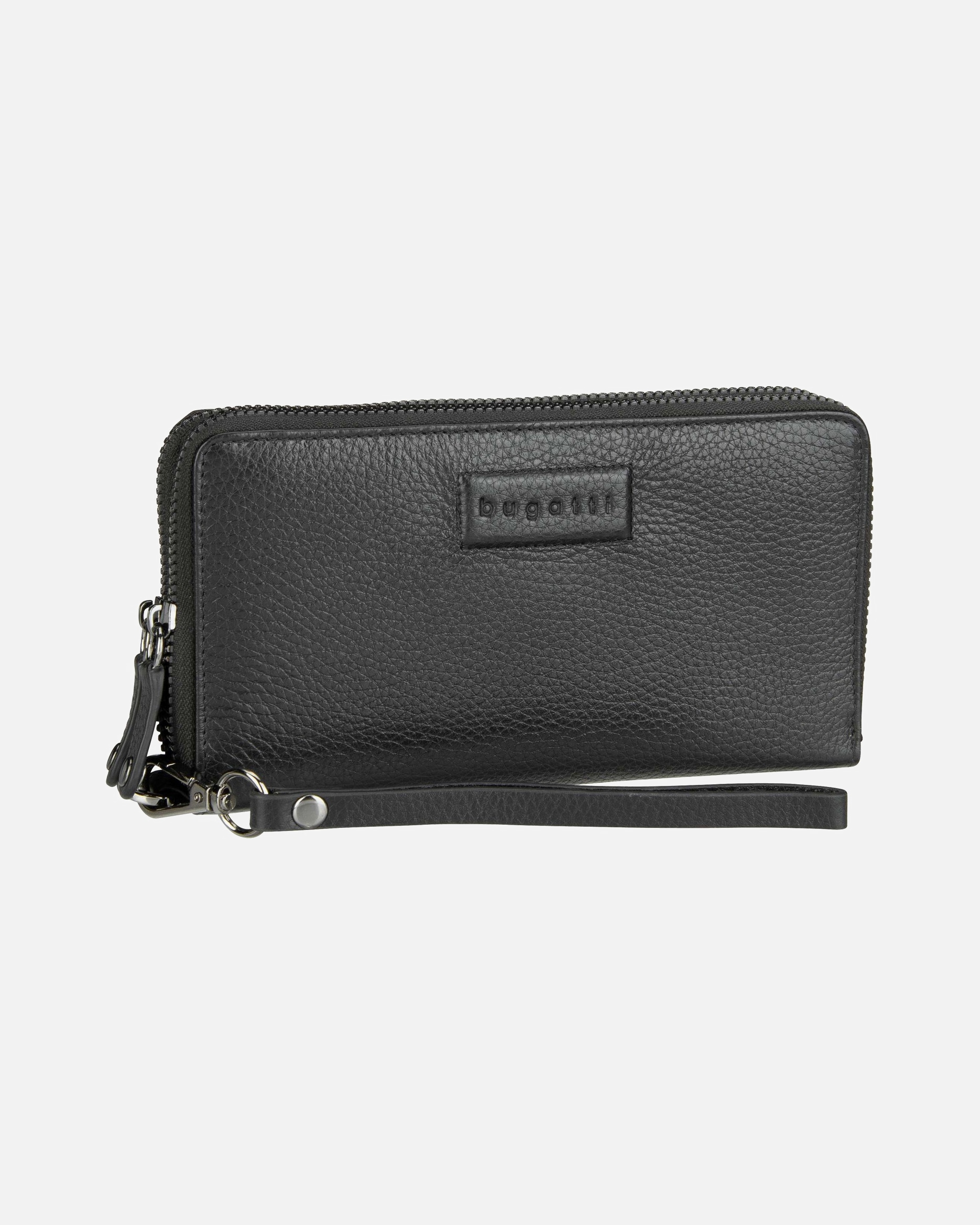 Portemonnaie für Weiblich Bugatti Elsa Damengeldbörse schwarz