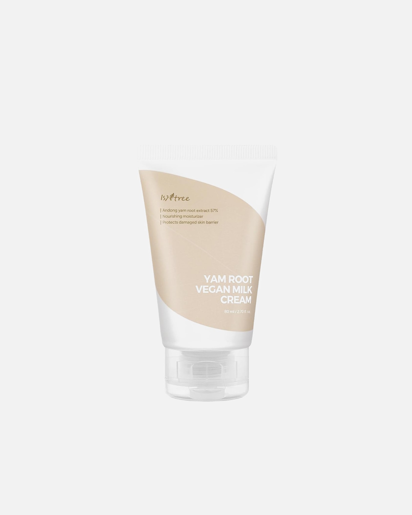 Gesichtscreme für Unisex Isntree Yam Root Vegan Milk Cream 80 ml