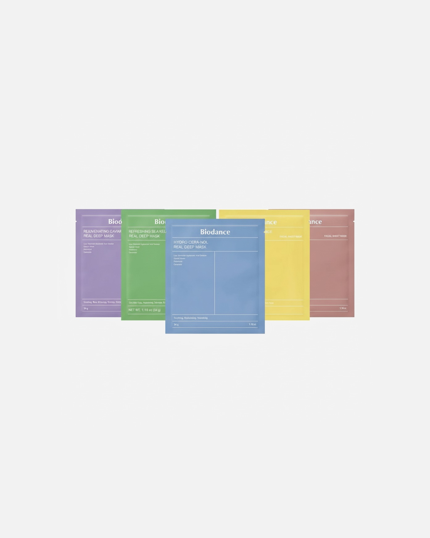 Gesichtspflegeset für Unisex Biodance Default Brand Line Hydrogel Mask Discovery Set 1 Stück