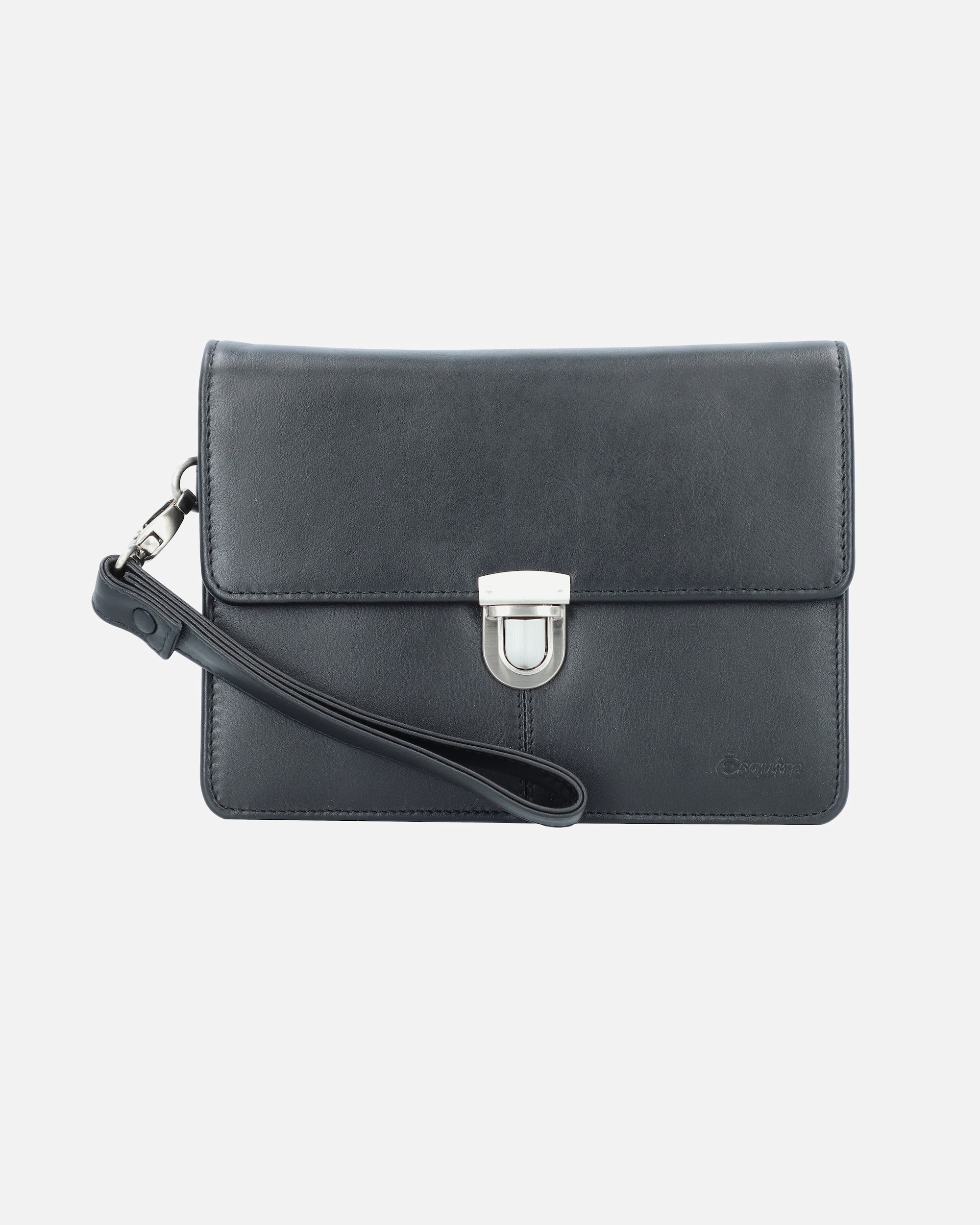 Tasche für Männlich Esquire Oxford Herrentasche schwarz