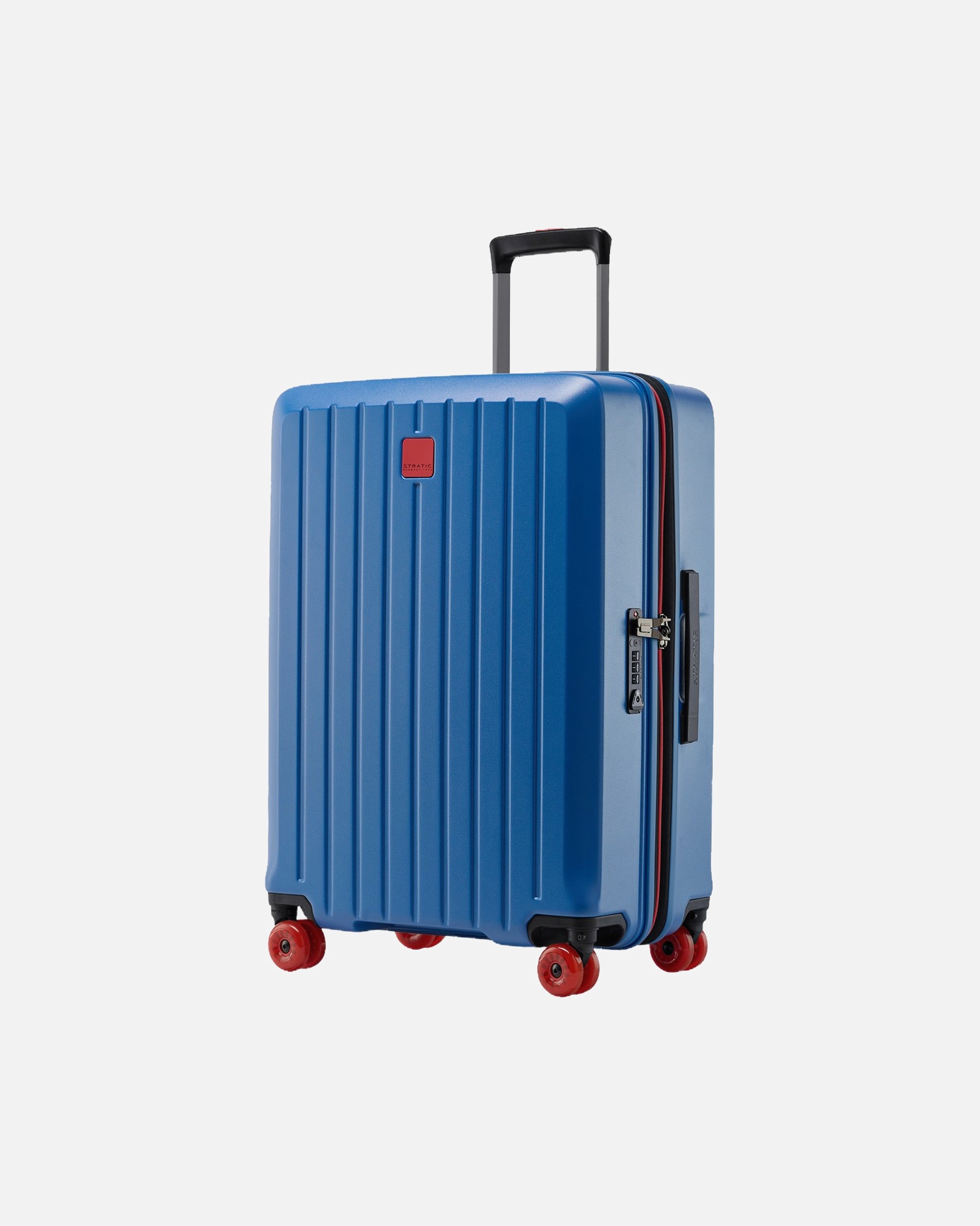 Trolley für Unisex Stratic Buzz 4 Rollen Trolley M 65 cm mit Dehnfalte ocean blue