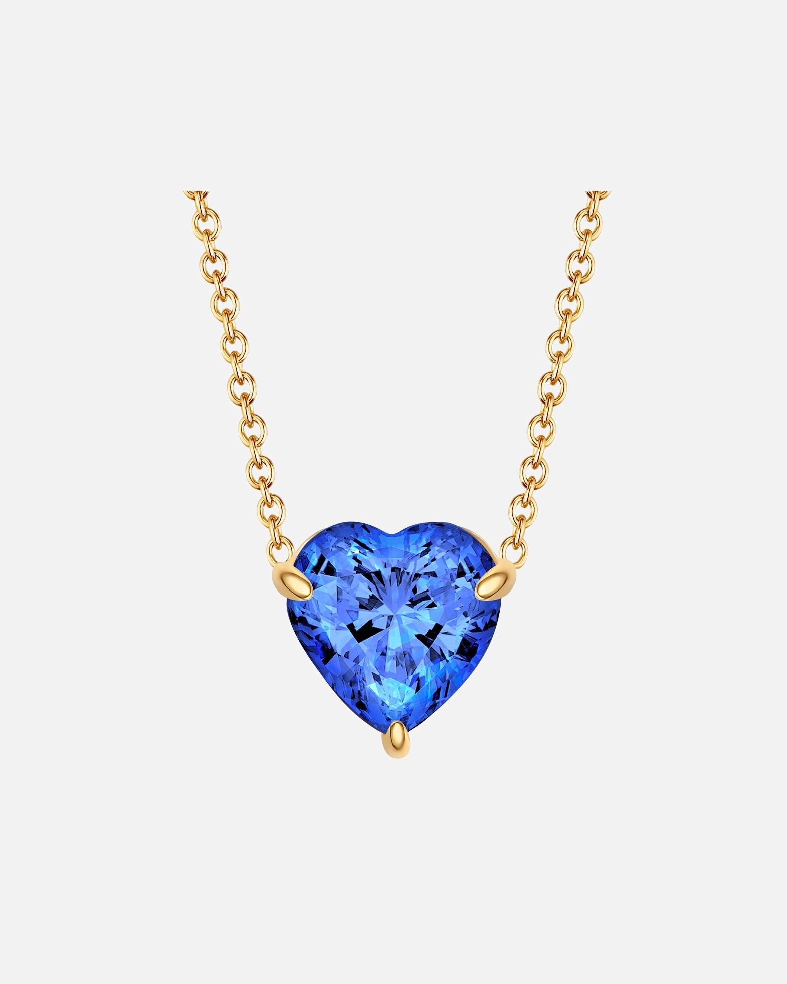 Collier for FemmeChaîne Coeur en Acier inoxydable en Or jaune40,0 cm Basiskette + 5,0 cm Verlängerung