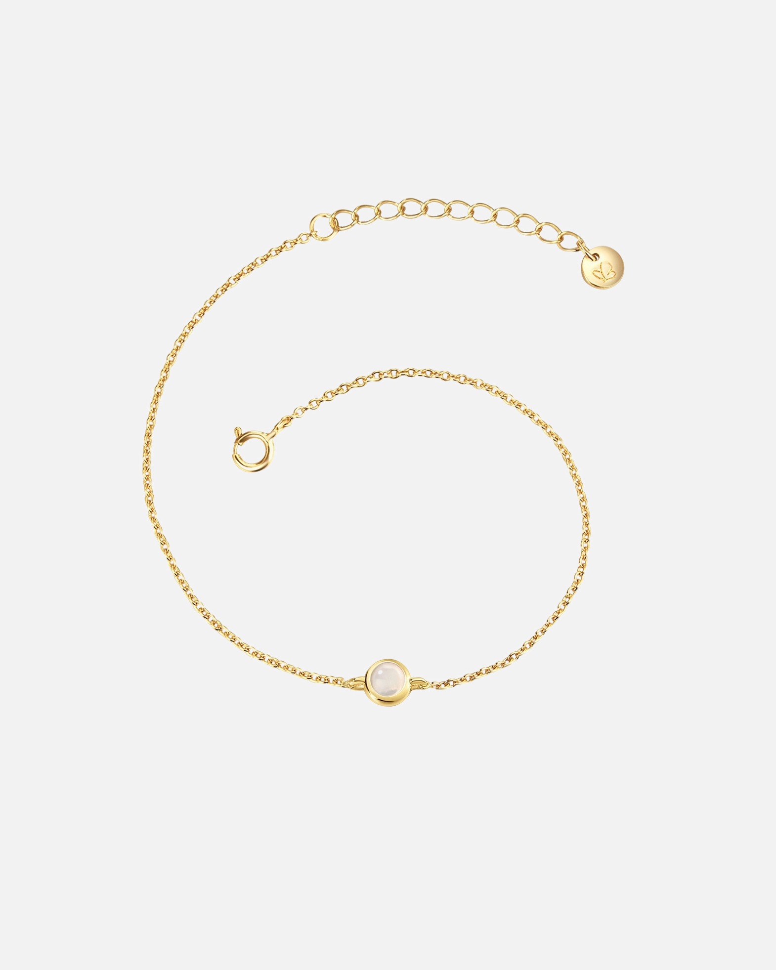 Bracelet for FemmeBracelet en Argent sterling en Or jaune17,0 cm Basislänge + 3,0 cm Verlängerung