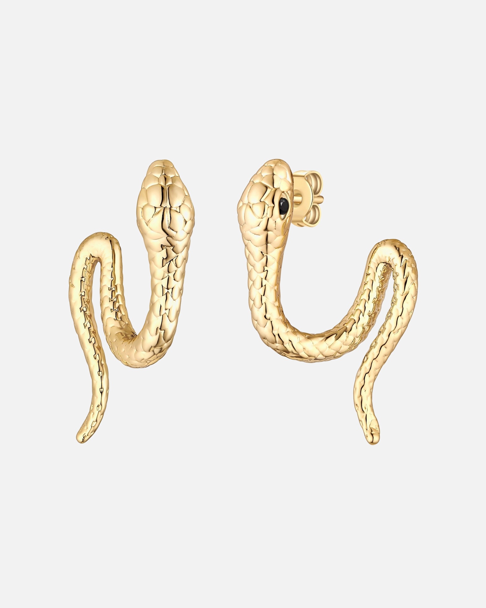 Créoles for FemmeCréoles Serpent en Laiton en or jaune avec Zirconium29,2 mm