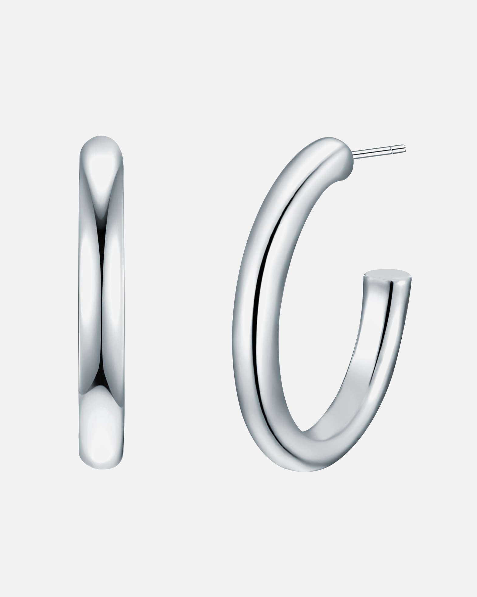 Créoles for FemmeYokoamiiCréoles tendance Métal en Or rose28,8 mm