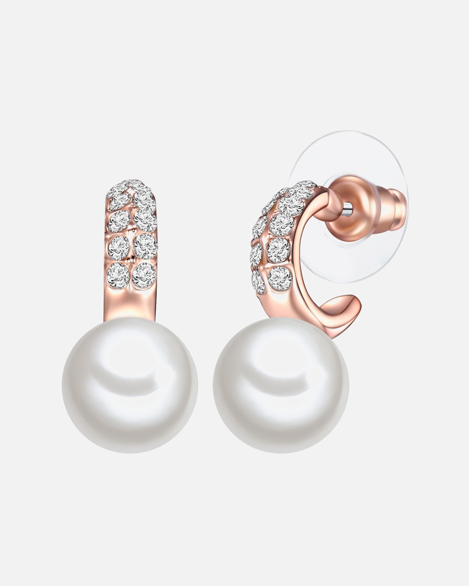 Créoles for FemmeBoucles d´oreilles en Alliage de fer en Or rose20,5 mm