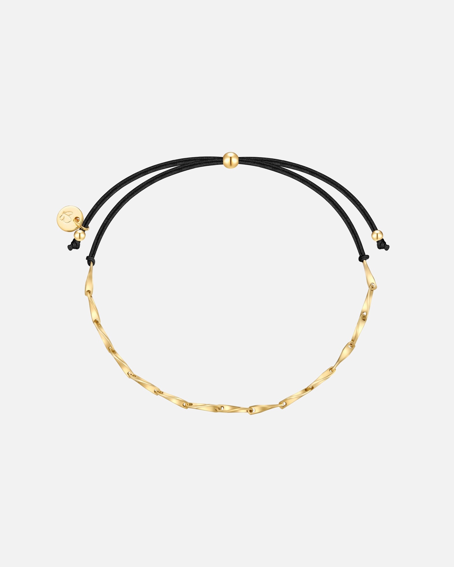 Bracelet for FemmeBracelet en argent sterling en or jaune15,0 - 22,0 cm, flexibel einstellbar