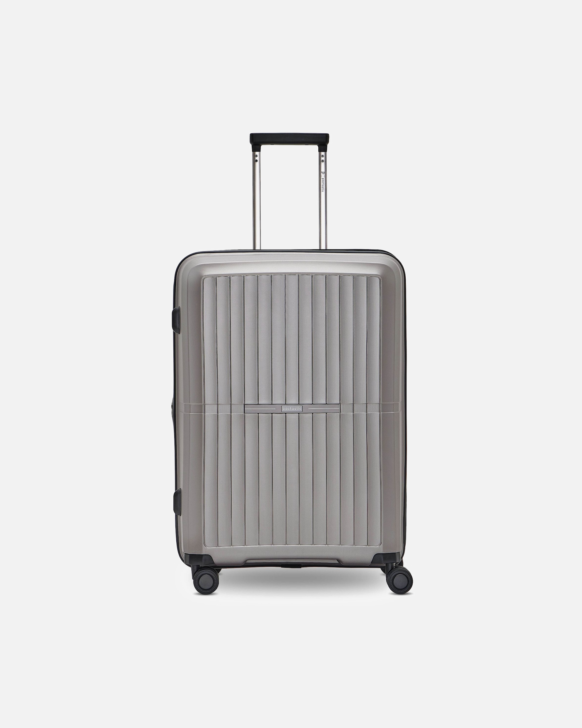 Valise trolley for HommePactasticCollection 01 4 roulettes Trolley M 67 cm avec soufflet d'extensiongrey-coffee metallic