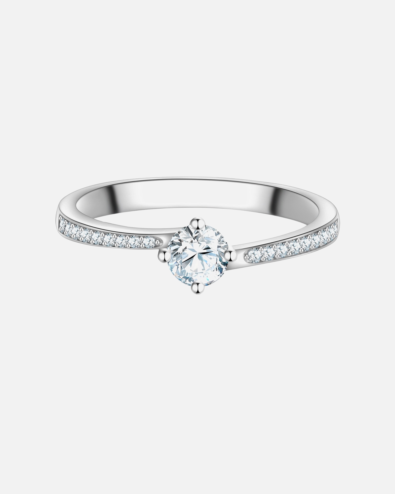 Bague for FemmeTrilaniBague en Argent Sterling en argent avec Zirconium50