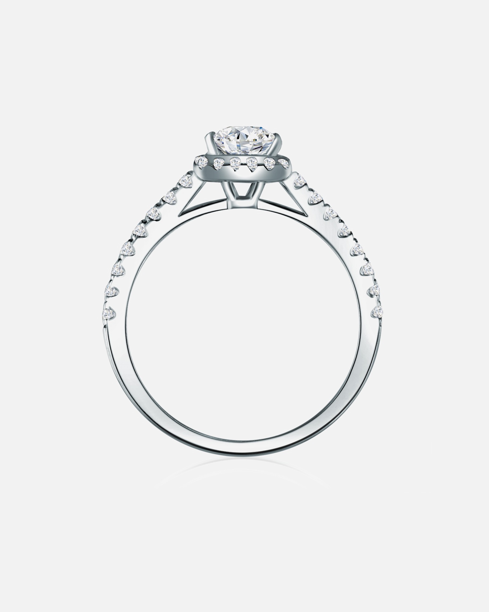 Bague for FemmeTrilaniBague en argent Argent sterling Oxyde de zirconium (CZ) en Argent56