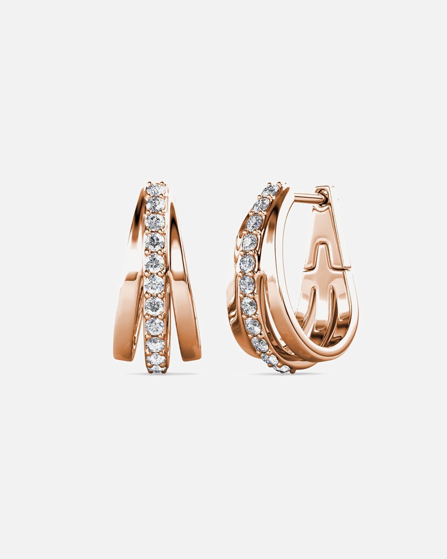 Boucle d'oreilles for FemmeMYC-ParisBoucles d'oreilles Pendantes Aurielle HoopOr Rosé