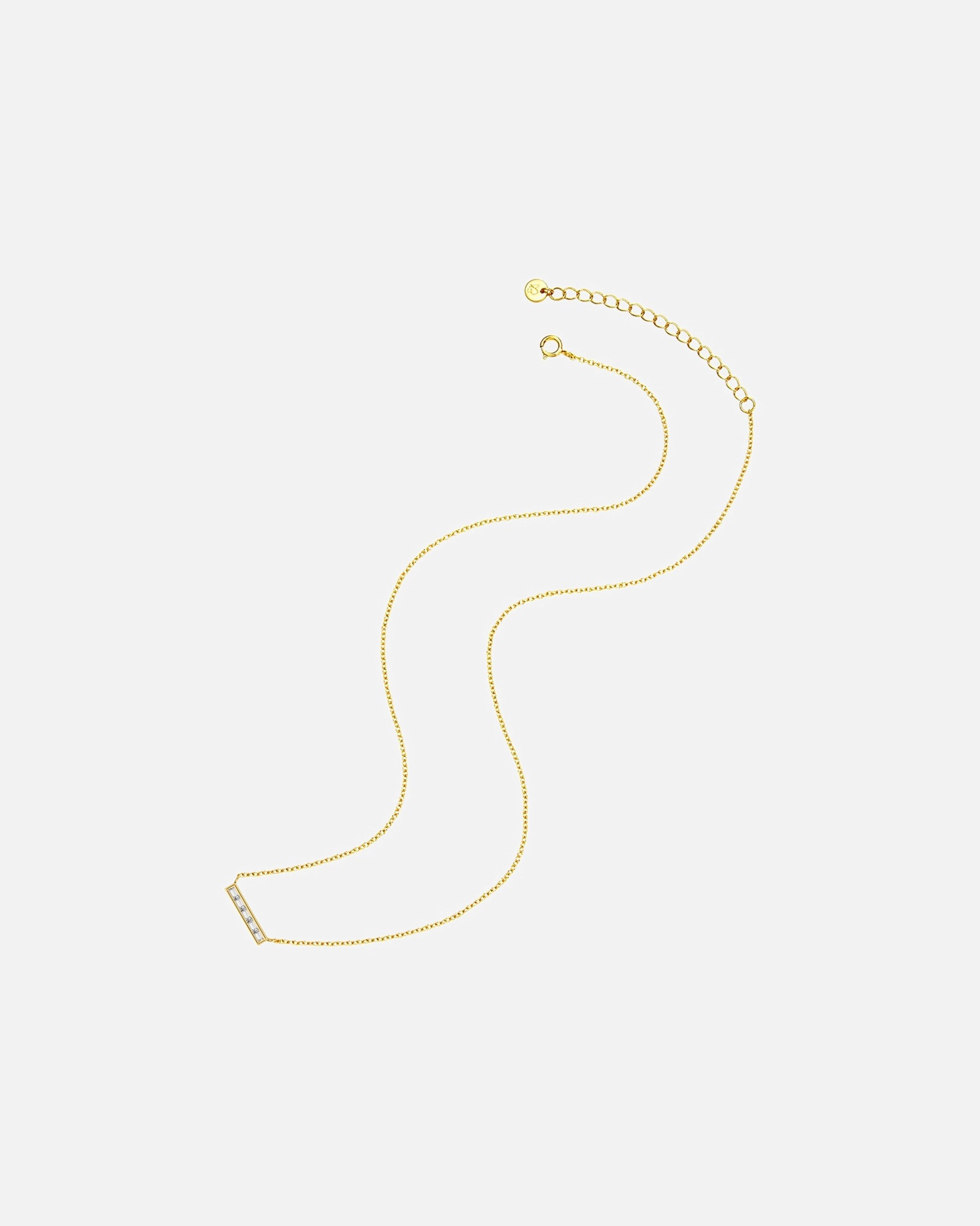 Collier for FemmeGlanzstücke MünchenCollier en argent Argent sterling Oxyde de zirconium (CZ) en Or jaune40,0 cm Basiskette + 5,0 cm Verlängerung