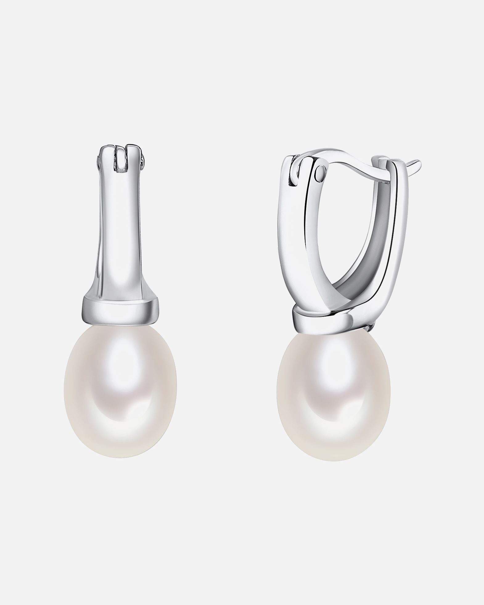 Boucle d'oreilles for FemmeBoucles d'oreille en perle Argent sterling Perle de culture d'eau douce en Argent22,0 mm