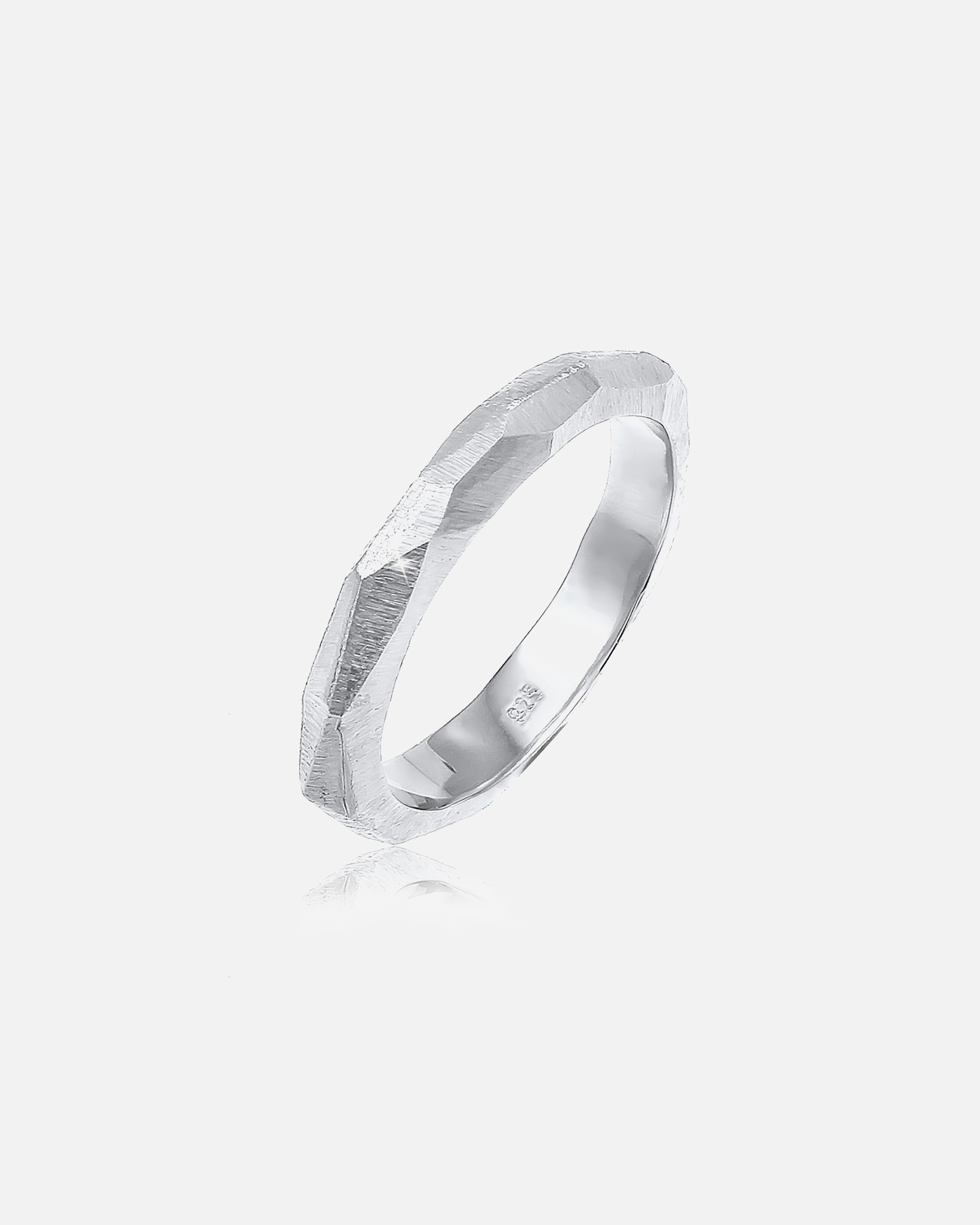 Ring für Weiblich Elli PREMIUM Paarring Trauring Hochzeit Brushed 925 Silber 52