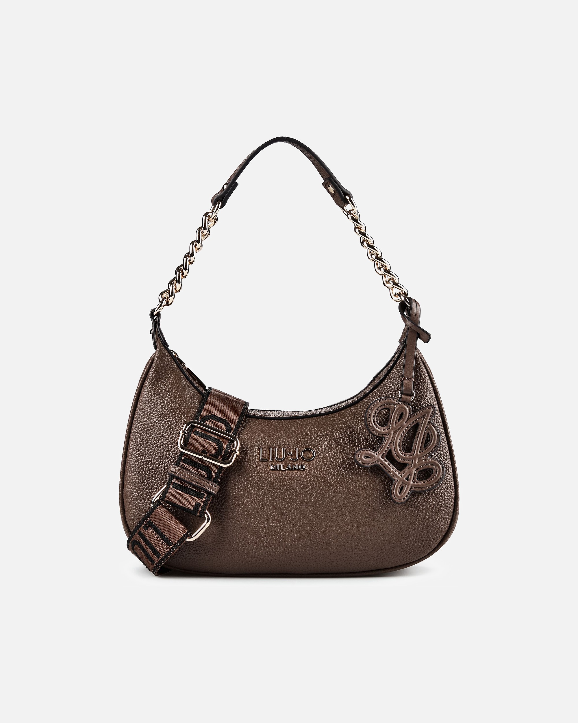 Tasche für Weiblich Liu Jo Ridhi Schultertasche dark mocha
