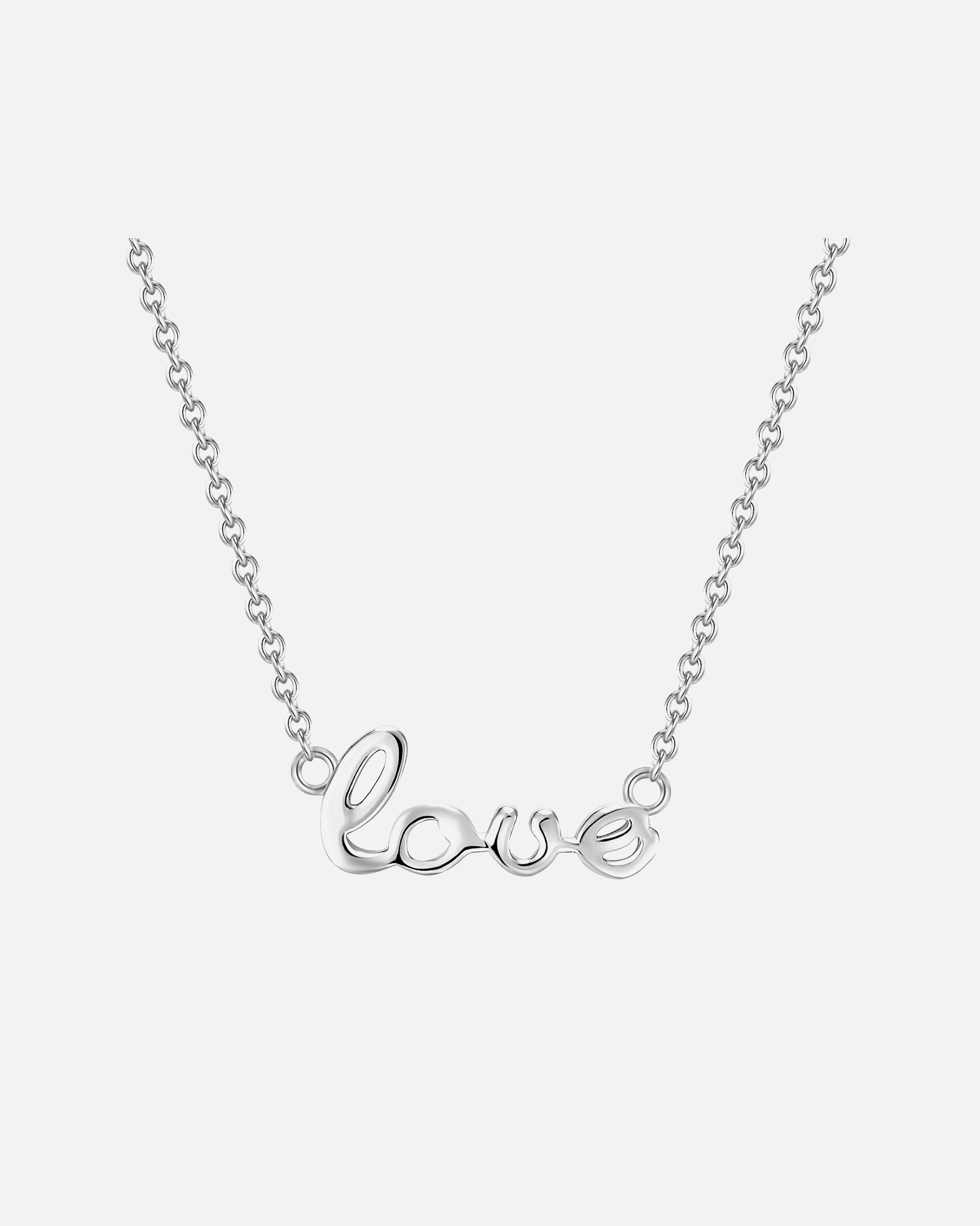 Collier for FemmeCollier en argent Love Argent sterling en Argent40,0 cm Basiskette + 5,0 cm Verlängerung