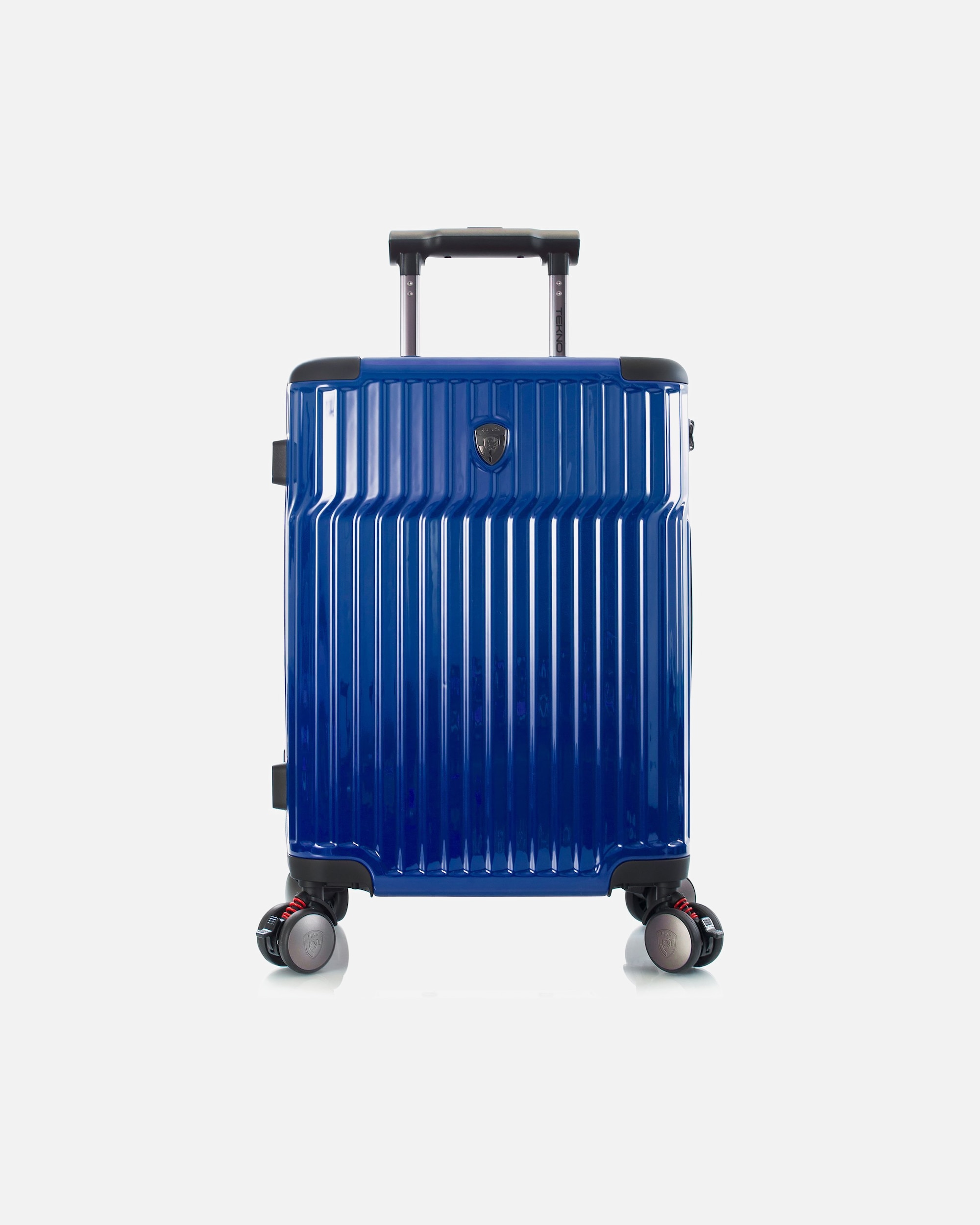 Handgepäckkoffer für Männlich Heys Tekno 4 Rollen Kabinentrolley S 53 cm Laptopfach blue