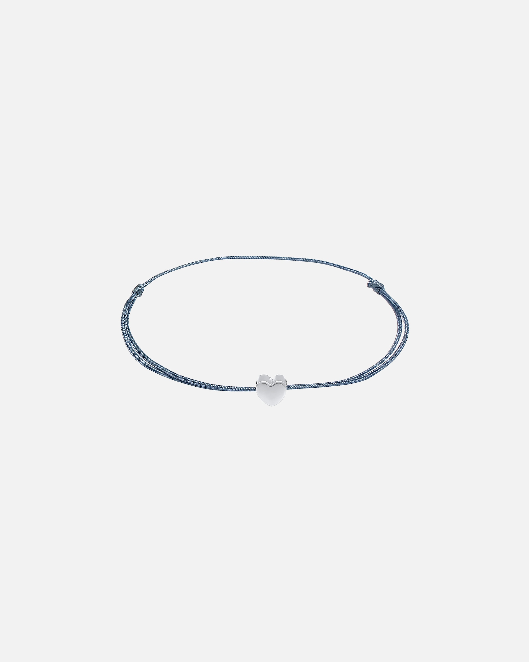 Armband für Weiblich Elli Herz Liebe Trend Textilband 925 Silber silberfarben