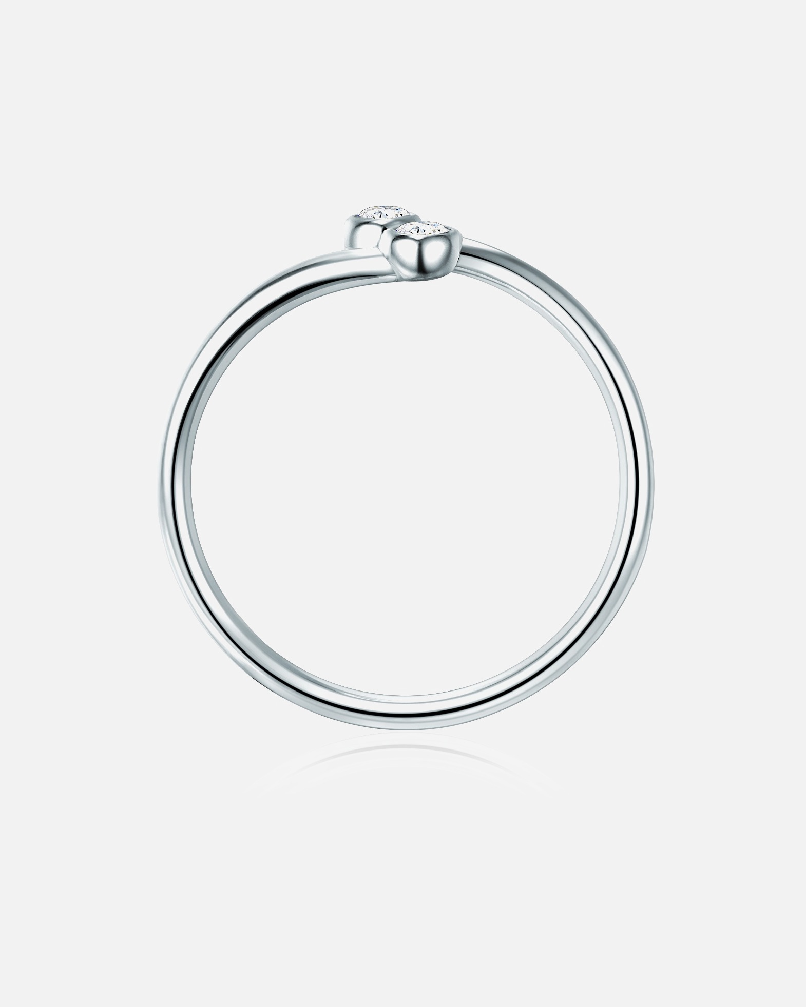 Bague for FemmeTrilaniBague en argent Argent sterling Oxyde de zirconium (CZ) en Argent56