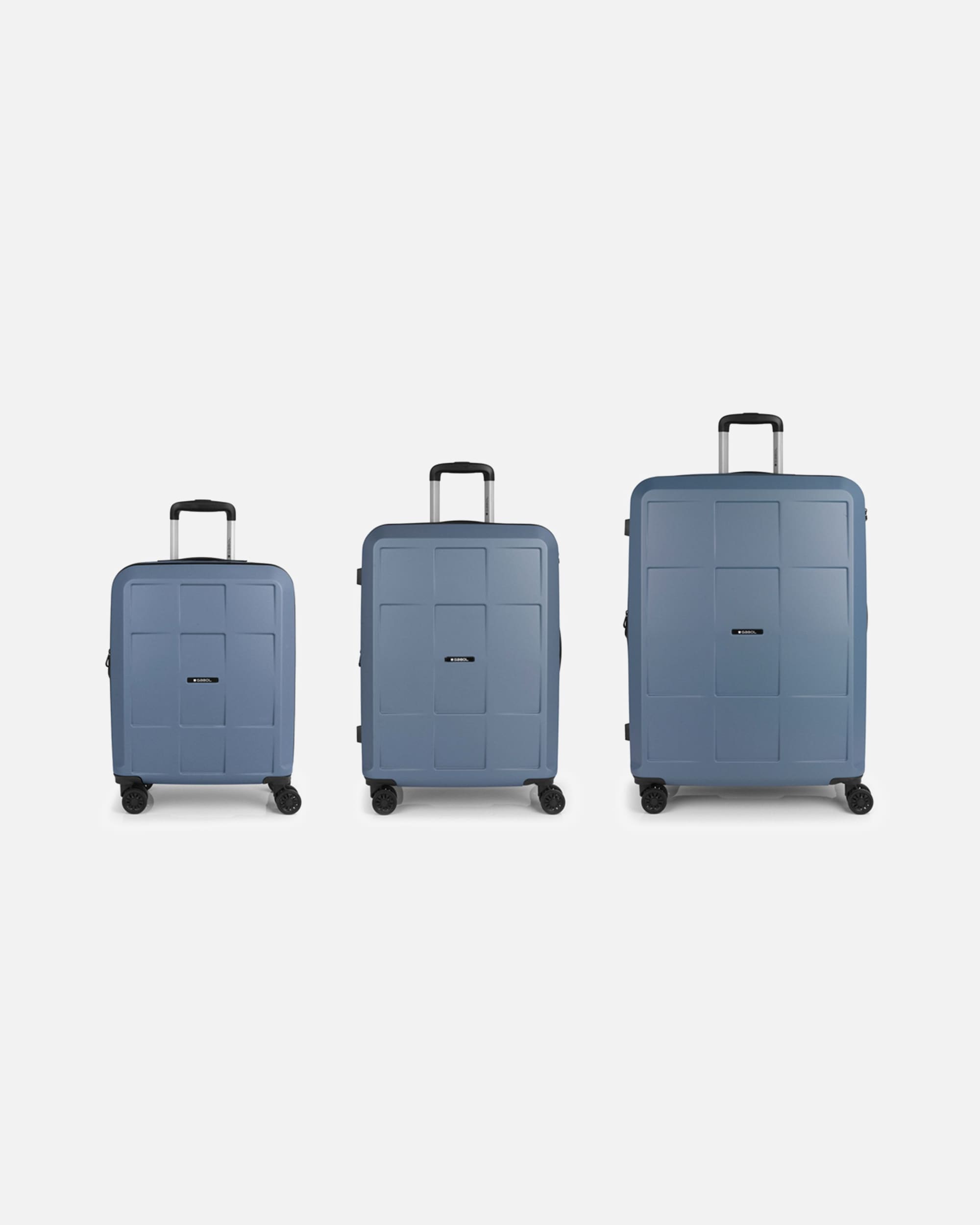 Valise for HommeGabolMontreal 4 roulettes Set de valises 3 pièces avec soufflet d'extensionazul