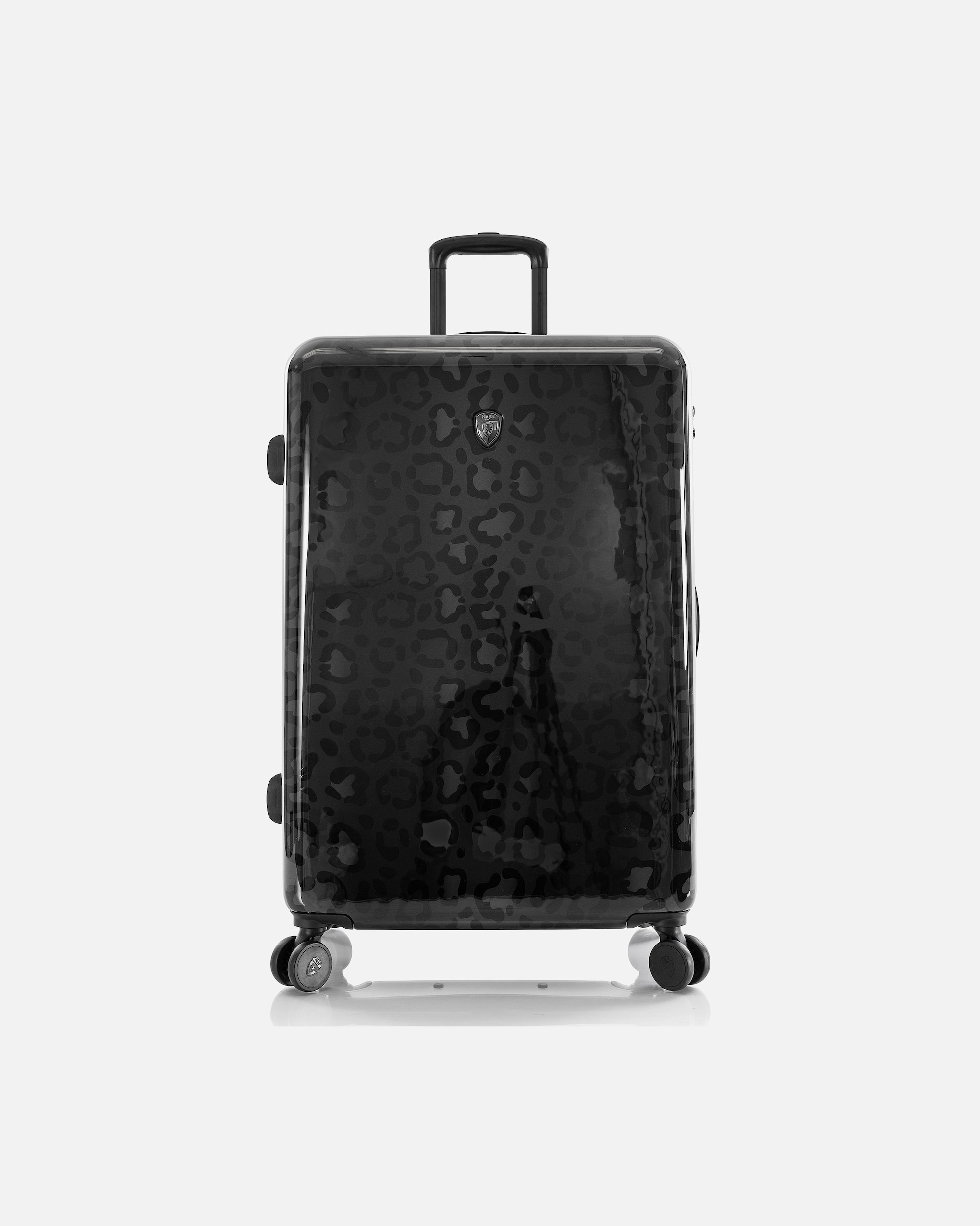 Valise trolley for HommeHeysFashion 4 roulettes Trolley L 76 cm avec soufflet d'extensionblack leopard