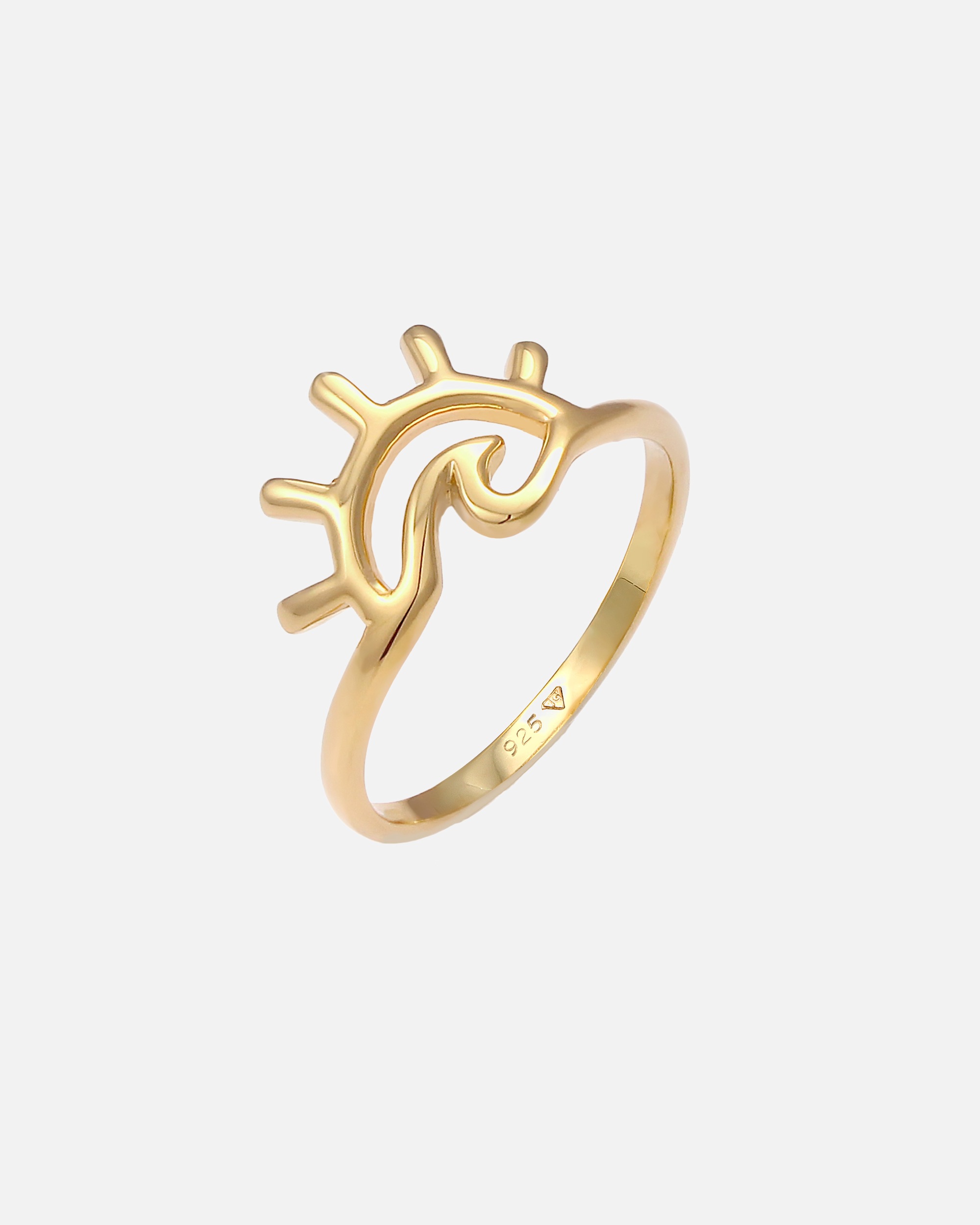 Ring für Weiblich Elli Sonnenaufgang Motiv Sommer 925 Silber 58