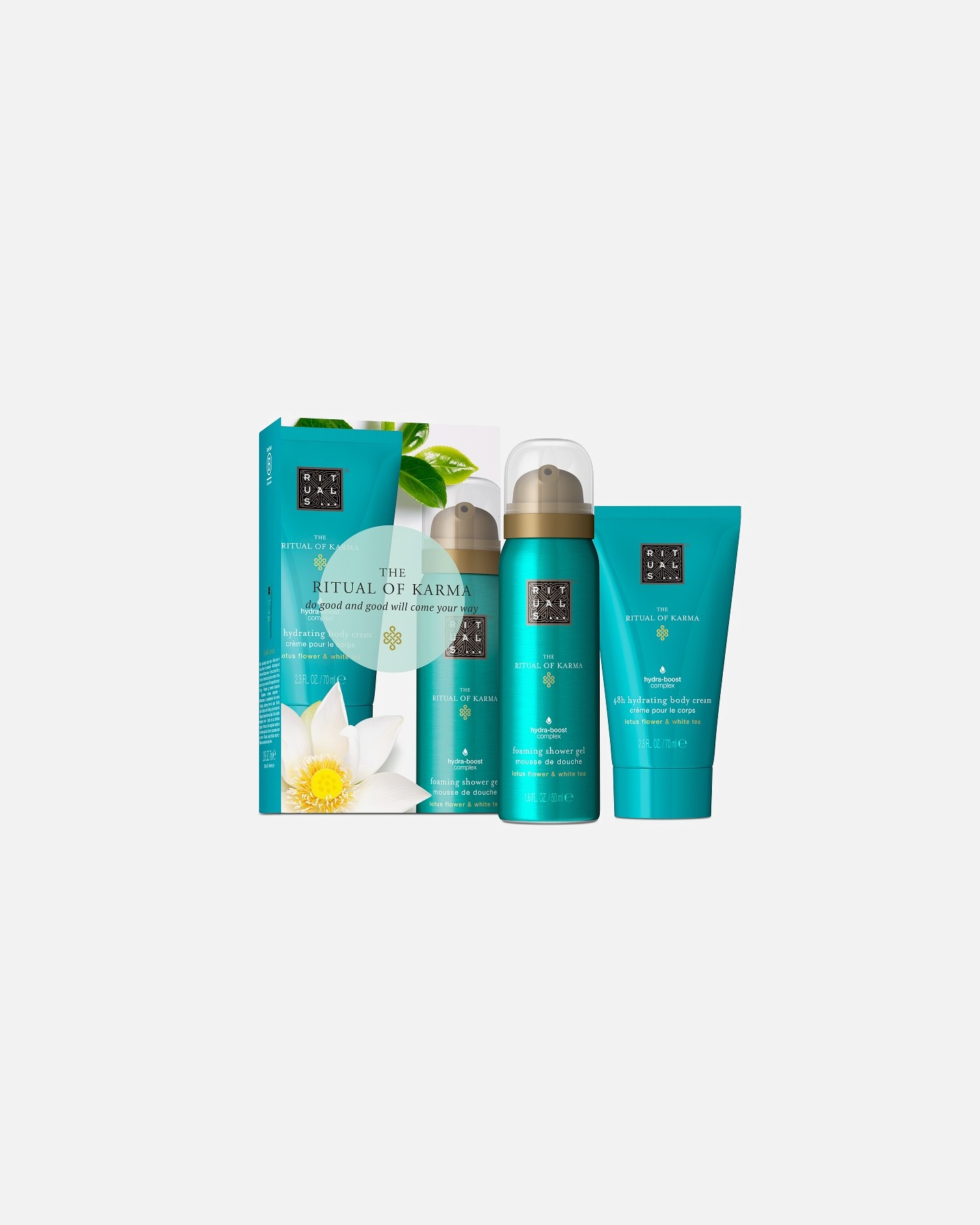 Körperpflegeset für Unisex Rituals The Ritual of Karma Foaming Shower Gel + 48h Hydrating Body Cream