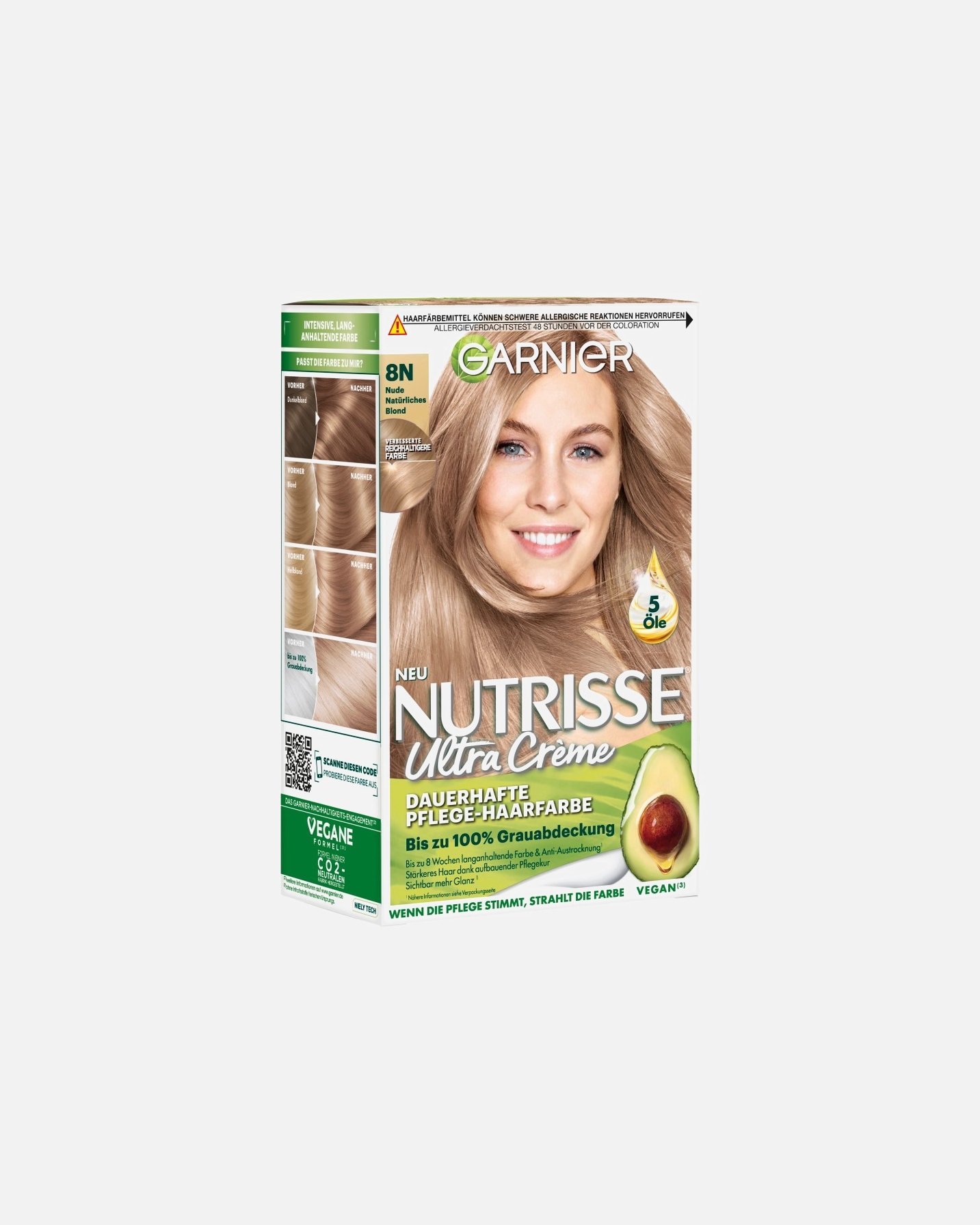 Coloration cheveux for FemmeGarnierNutrissecrèmeNr. 8N - Nude