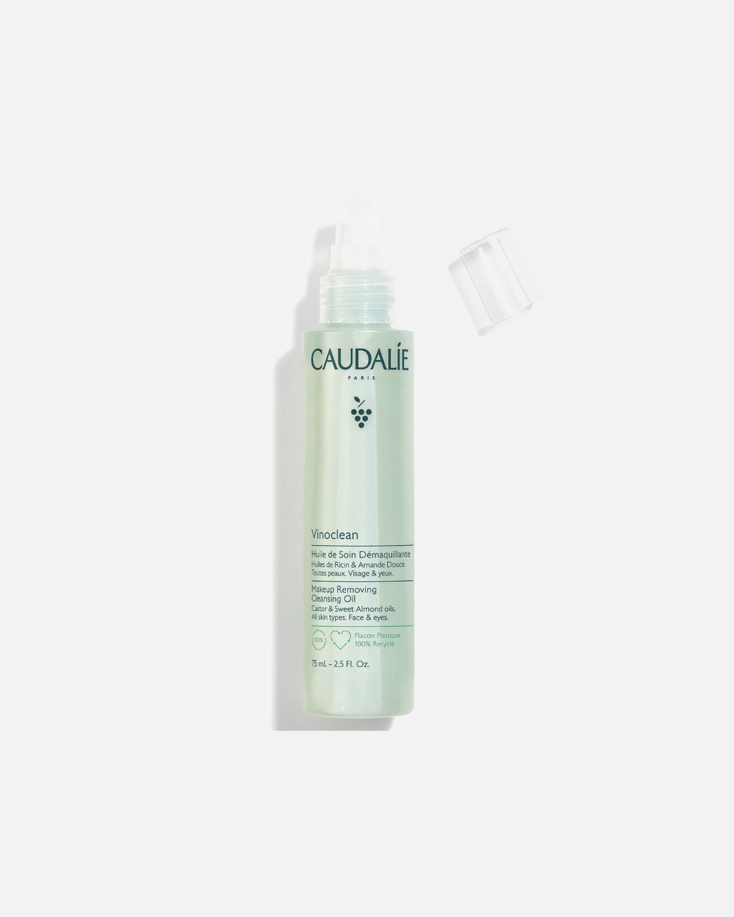 Démaquillant for UnisexeCaudalieVinoclean Huile de soin nettoyante75 ml