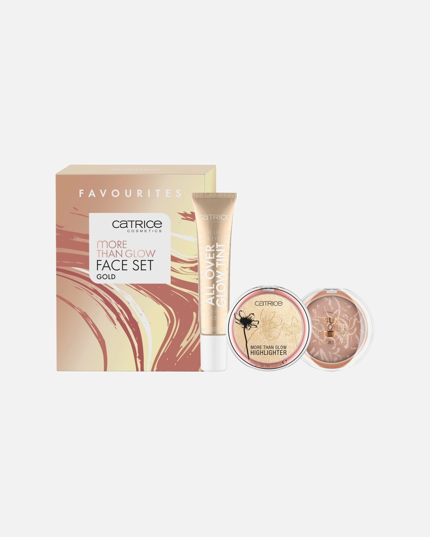 Coffret de maquillage pour le teint for FemmeCatriceMore Than Glow Face Set GoldMore Than Glow Face Set Gold