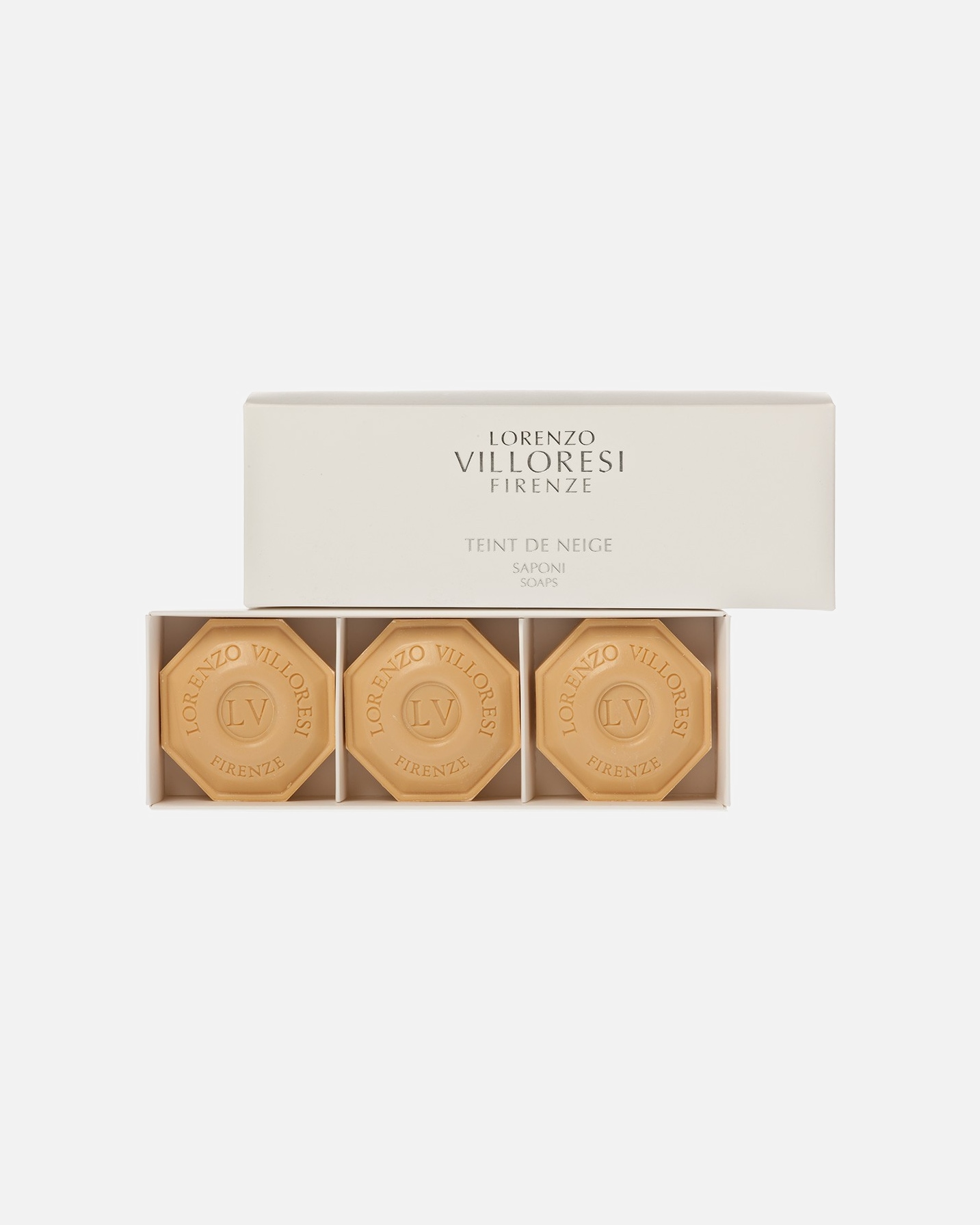 Savon pour les mains for UnisexeLORENZO VILLORESITeint de Neige/ 3x 100gr (Box)100 Grammes