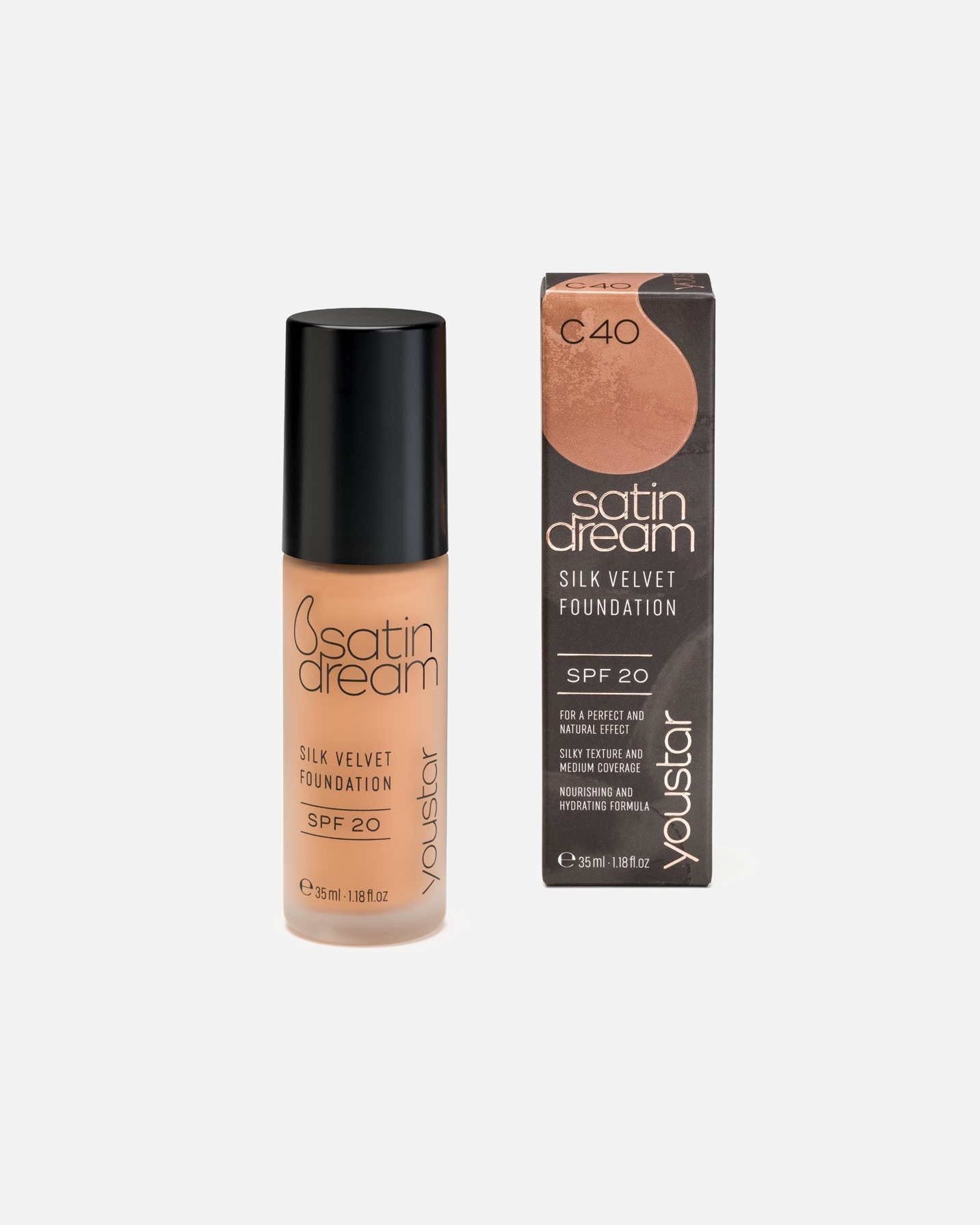 Foundation für Unisex youstar Satin Dream C40