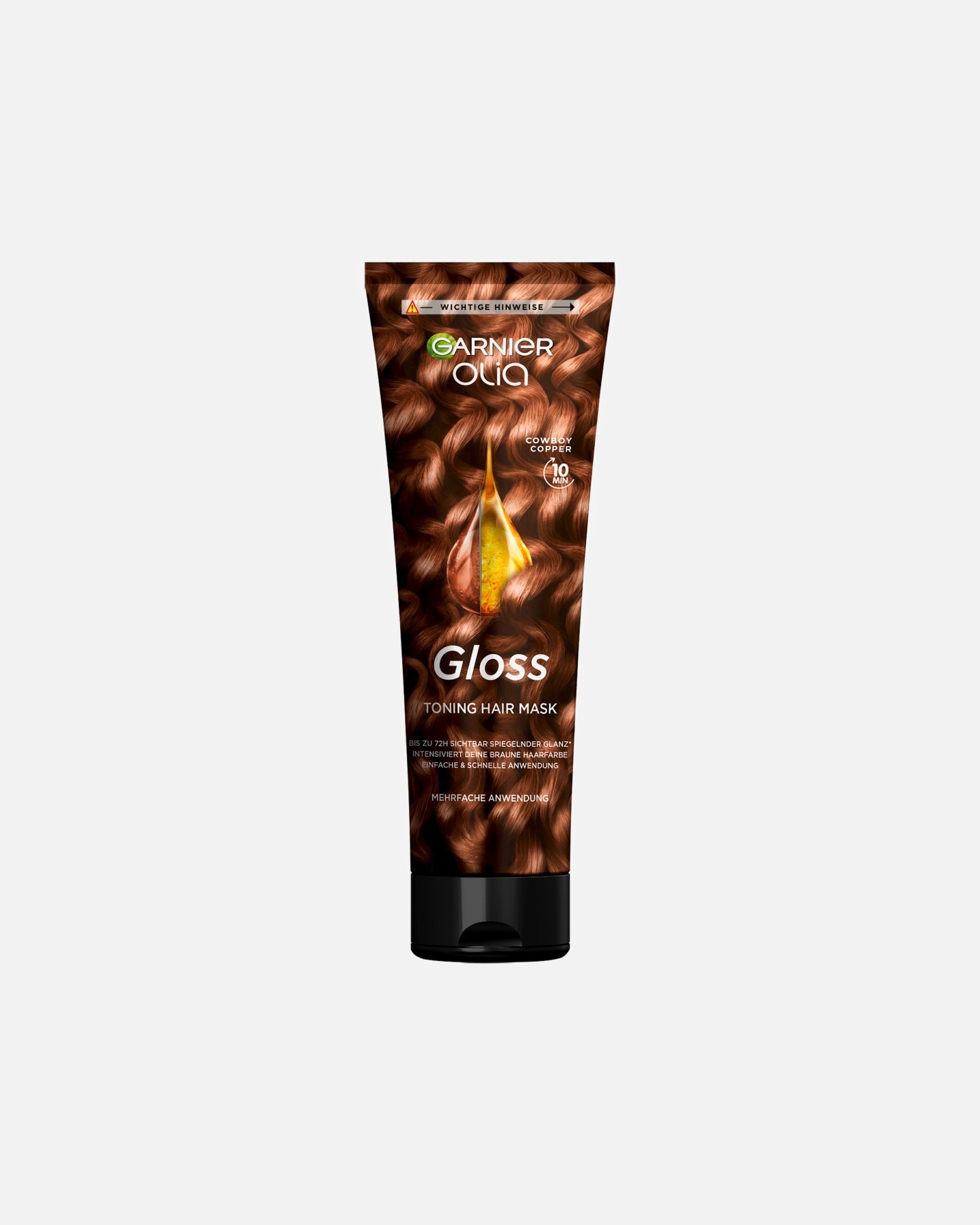 Coloration cheveux for UnisexeGarnierOliaGloss Tinted Hair MaskCOWBOY COPPER