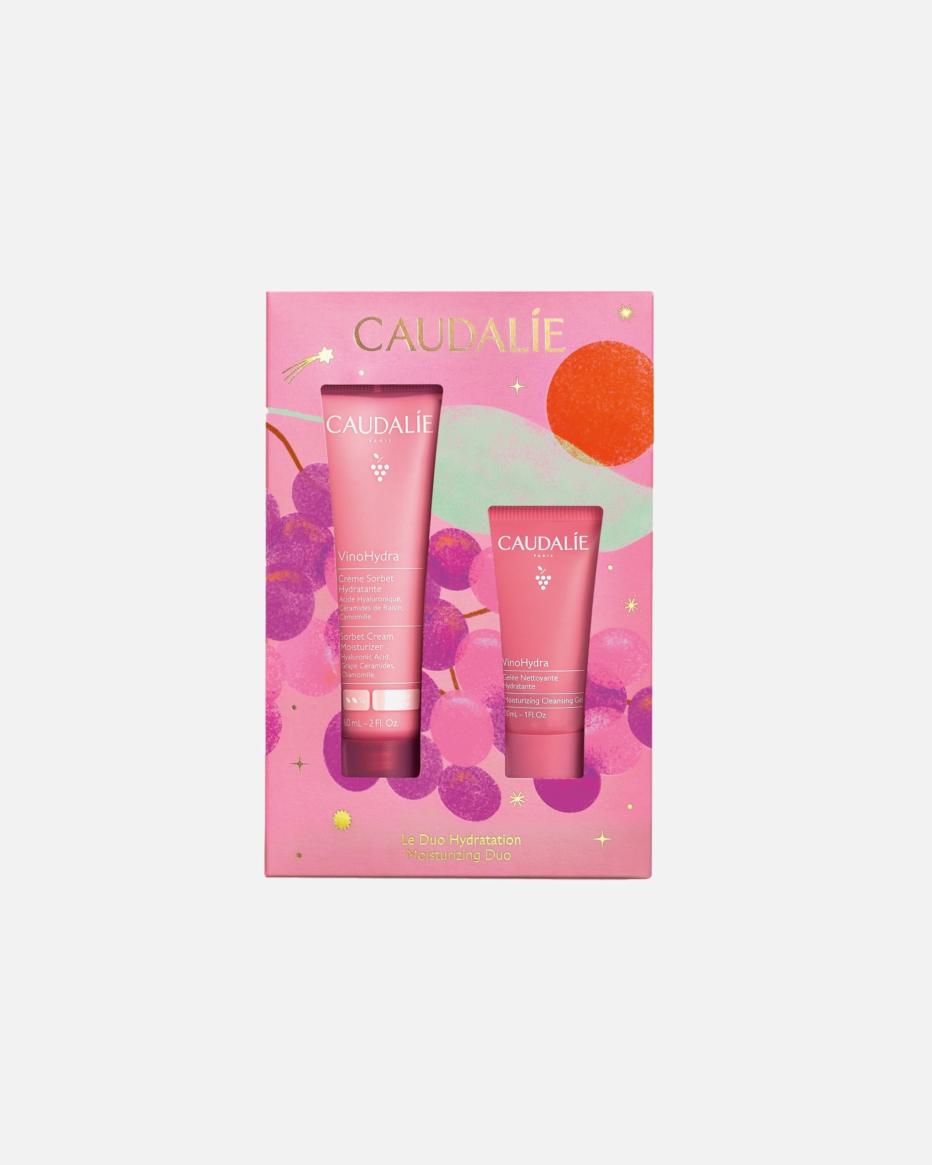 Gesichtspflegeset für Unisex Caudalie Vinohydra Das Feuchtigkeitspflege-Duo Set - Xmas 2026 1 Stück