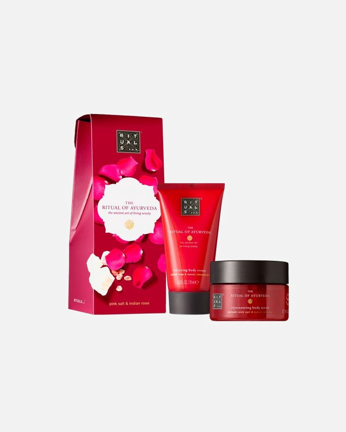 Coffret parfum for UnisexeVotre Cadeau: Rituals The Ritual of Ayurveda (Body Cream 70 ml & Body Scrub 125 g)