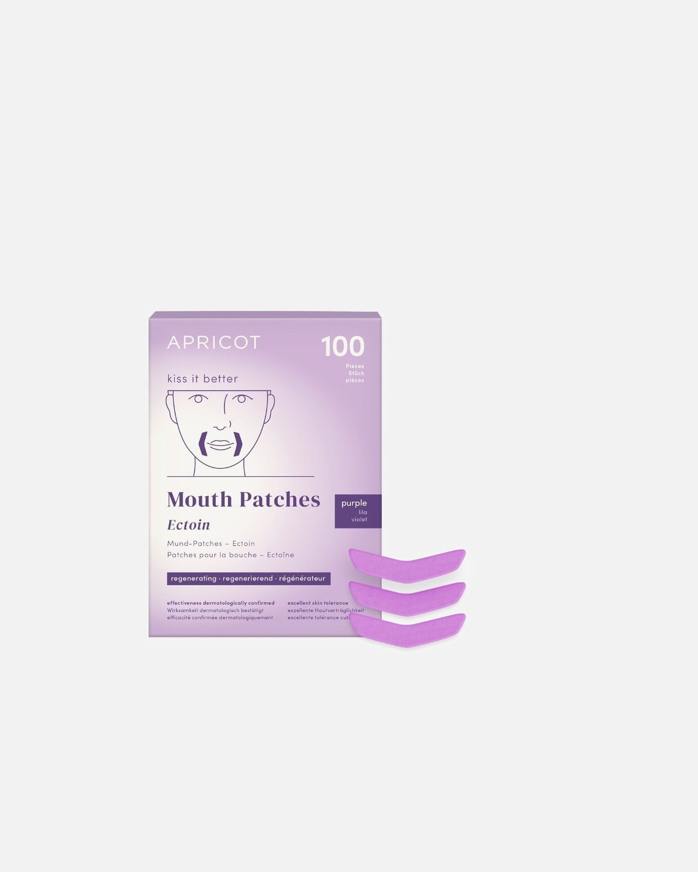 Masque anti-âge for UnisexeApricotMouth Patches Ectoin15 Grammes