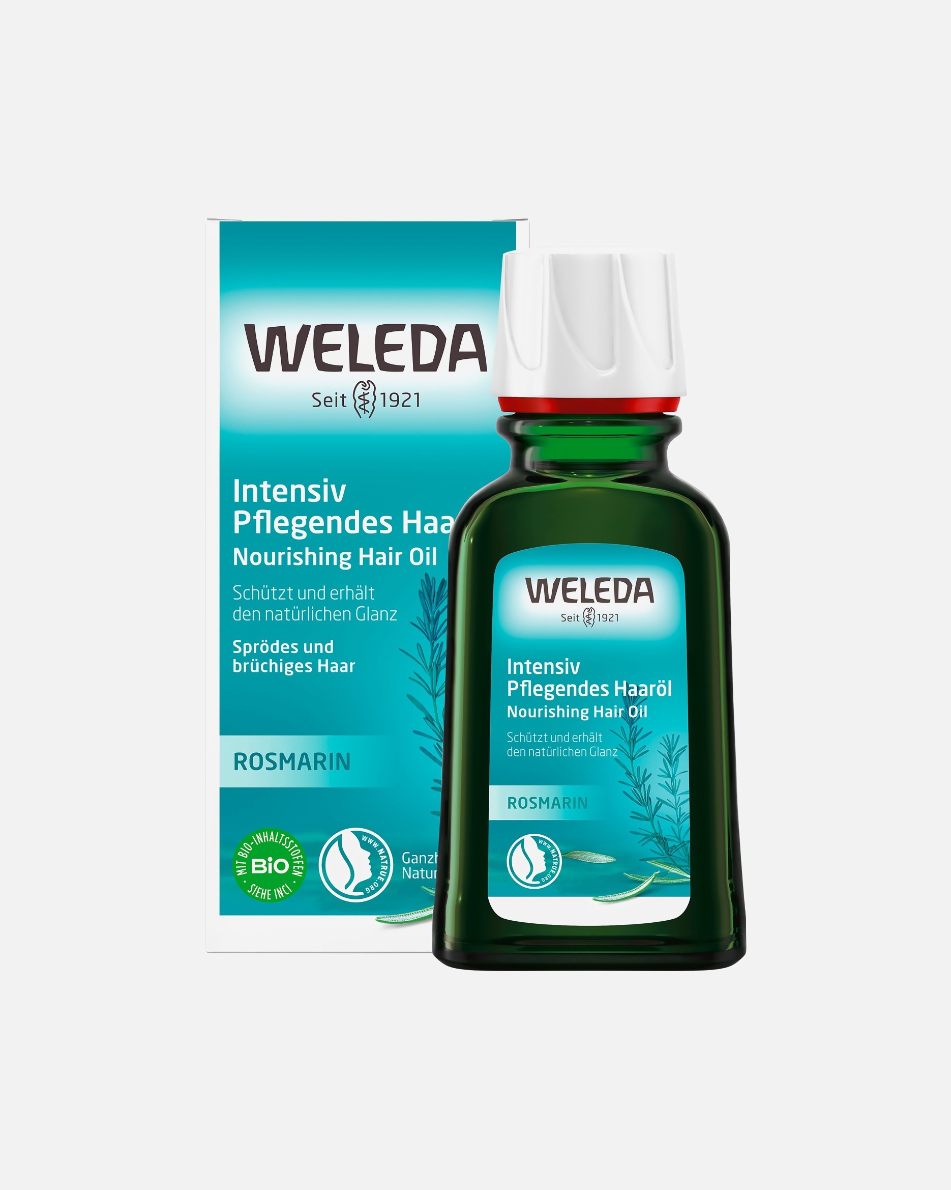 Haaröl für Unisex Weleda Intensiv Pflegendes Haaröl 50 ml