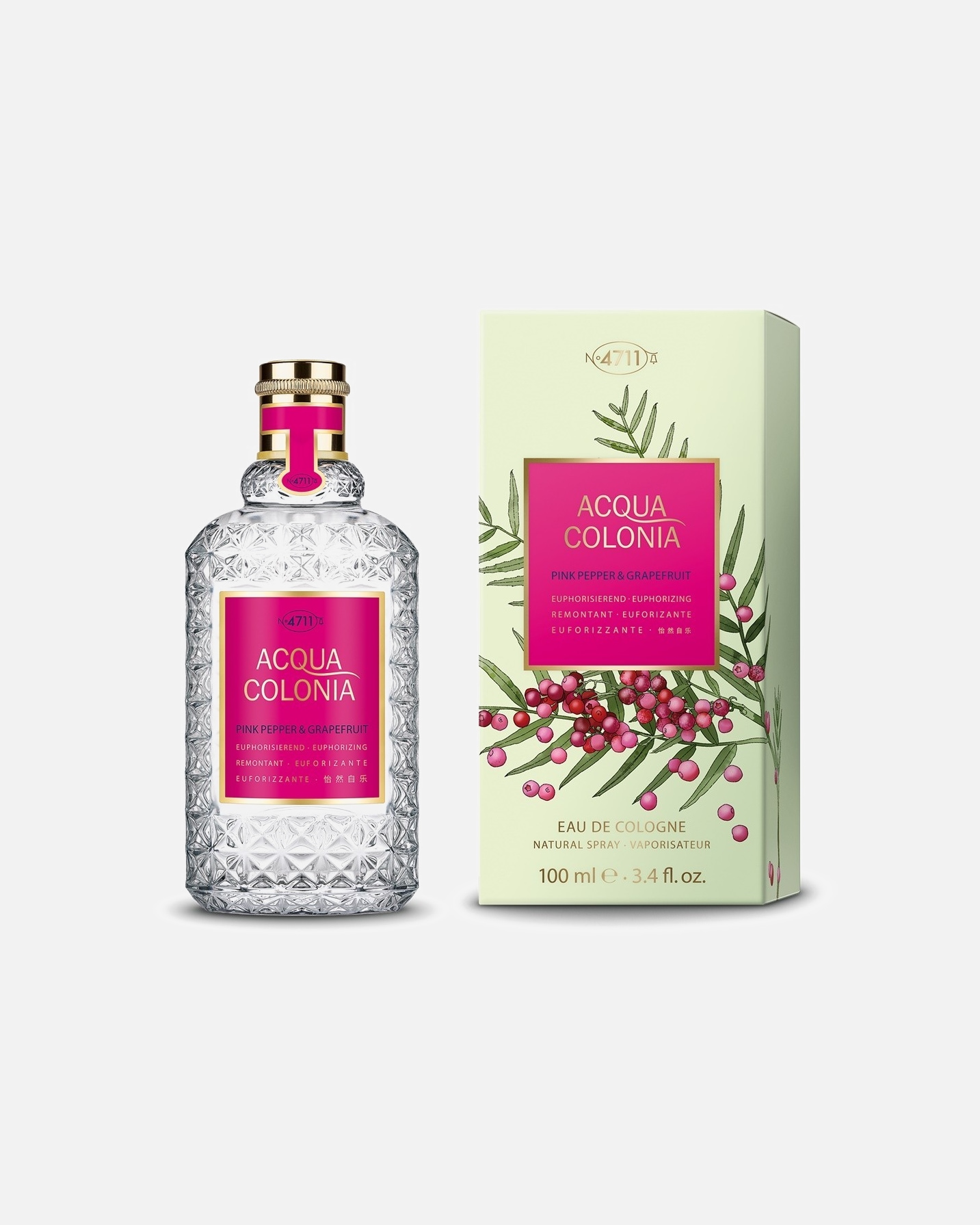 Eau de Cologne für Unisex 4711 Acqua Colonia Pink Pepper & Grapefruit Aqua Colonia 100 ml