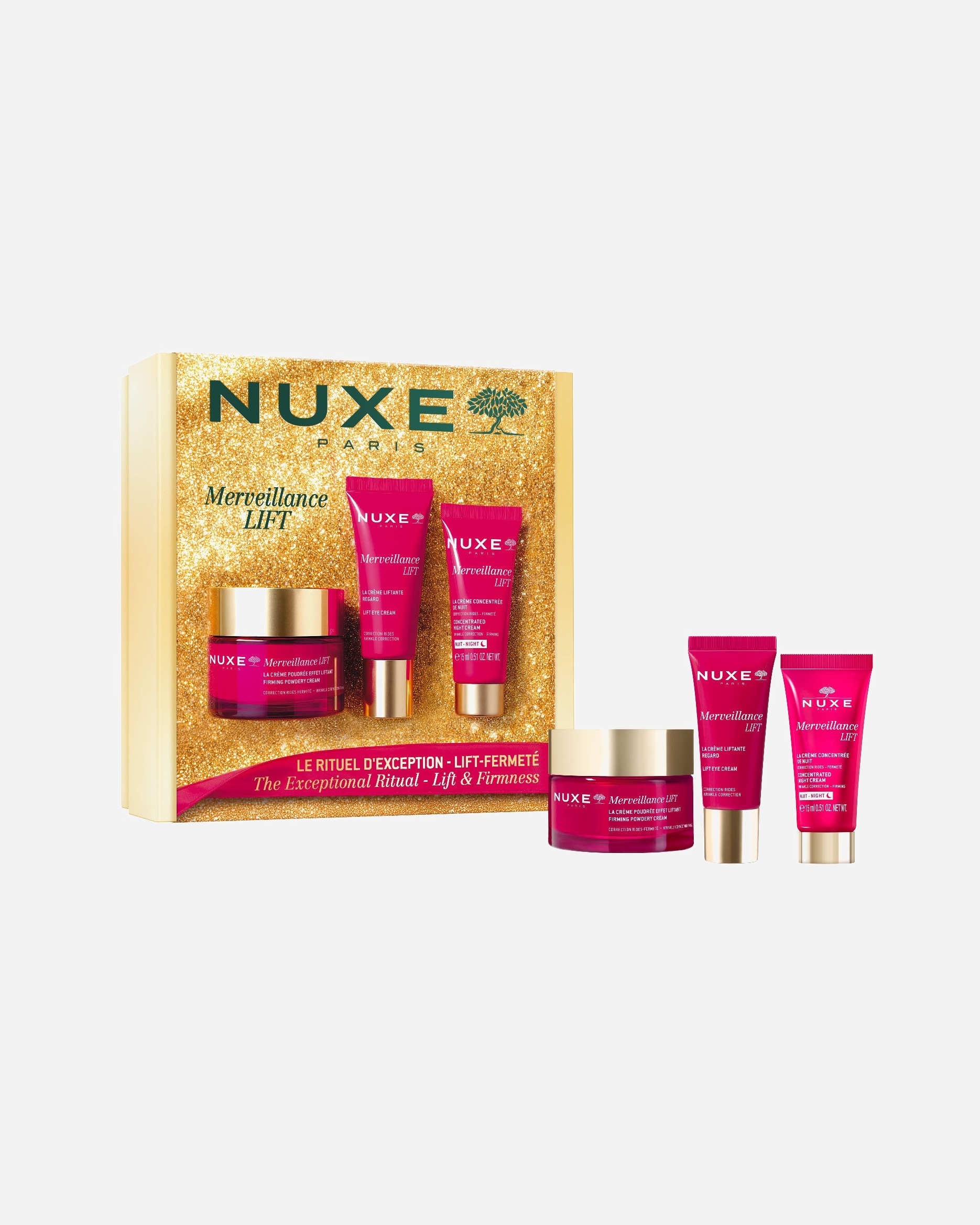 Gesichtspflegeset für Unisex NUXE Merveillance Lift The Exceptional Ritual - Lift & Firmness 1 Stück