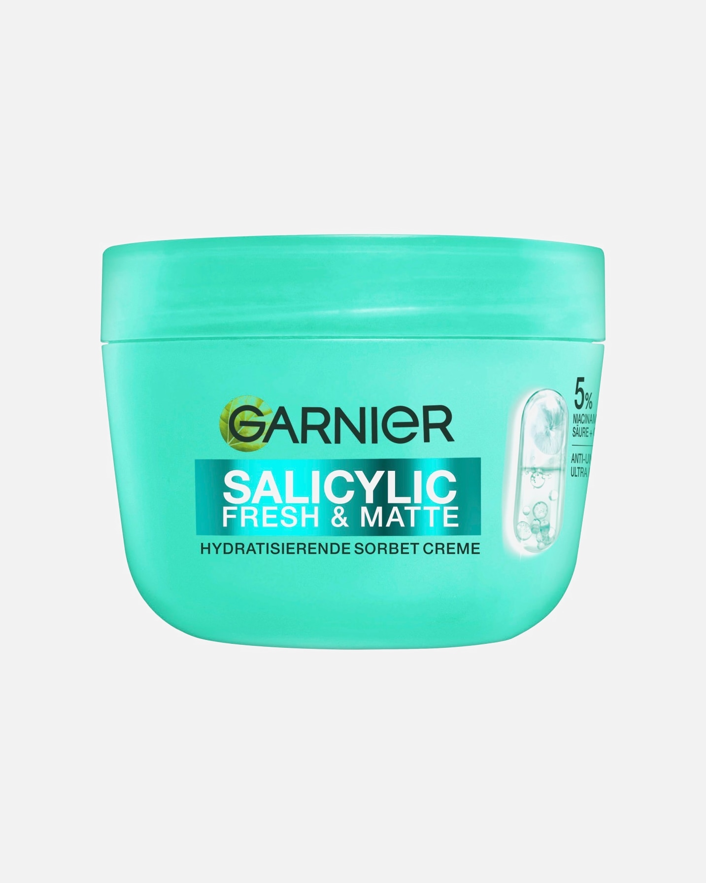 Gesichtscreme für Unisex Garnier Salicylic Fresh & Matte Hydratisierende Sorbet Creme 85 ml