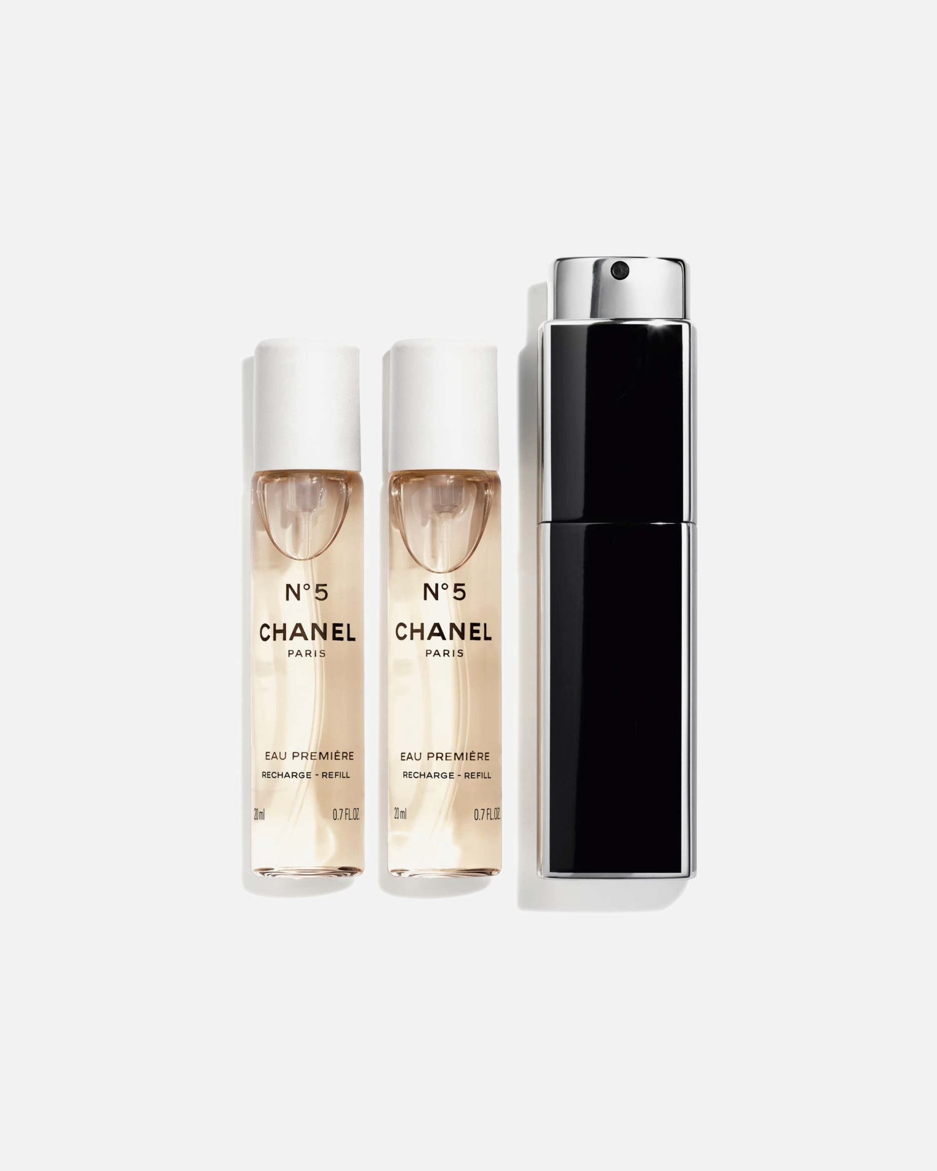 Coffret parfum for FemmeCHANELN°5EAU DE PARFUM TWIST AND SPRAY3 x Nachfüllung (je 20 ml) mit Zerstäuber - 60 ml