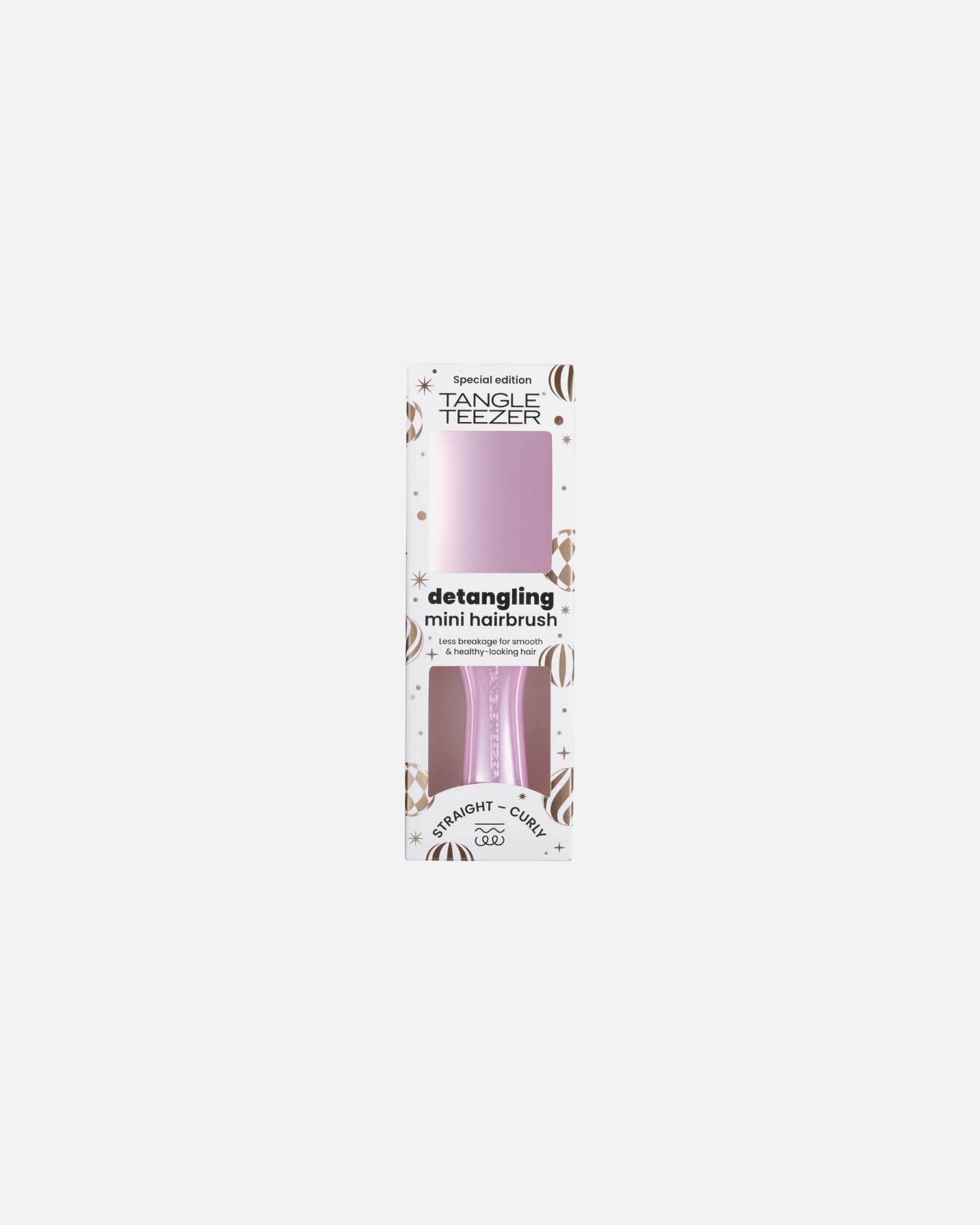 Démêlant for UnisexeTangle TeezerThe Ultimate HairbrushMini Chrome Satin Pink - Édition Limitée1 unité
