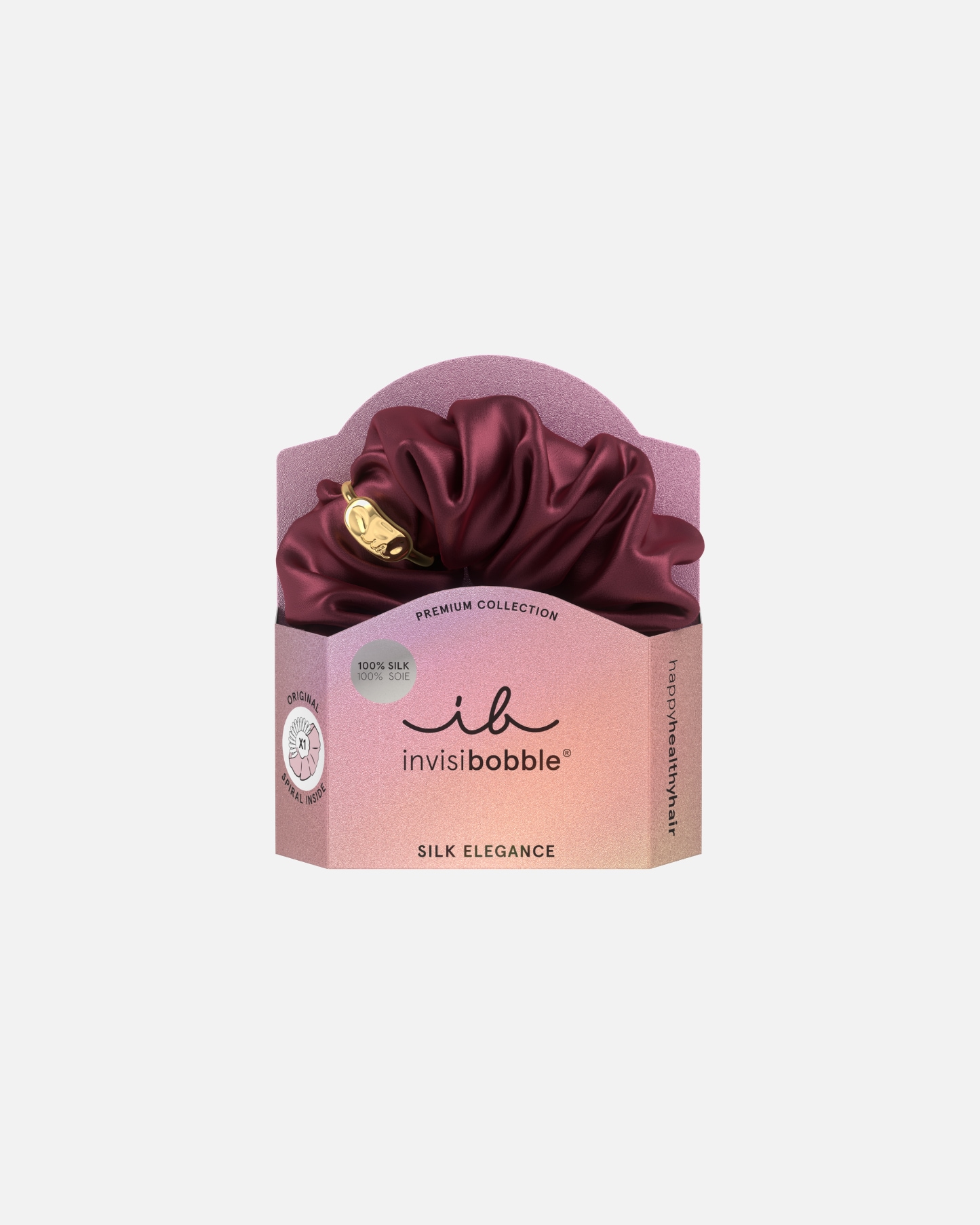 Haargummi für Unisex Invisibobble Sprunchie Premium Plus Slik Bordeaux 1 Stück
