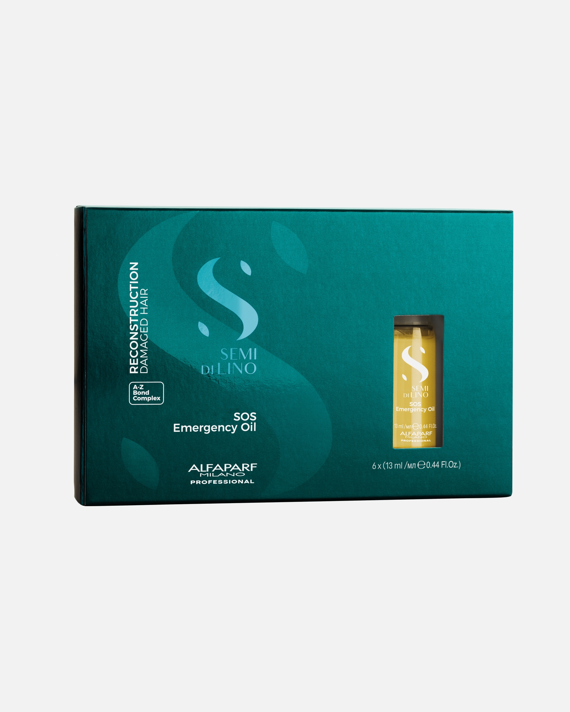 Haaröl für Unisex ALFAPARF MILANO Semi di Lino Reconstruction SOS Emergency Oil 78 ml