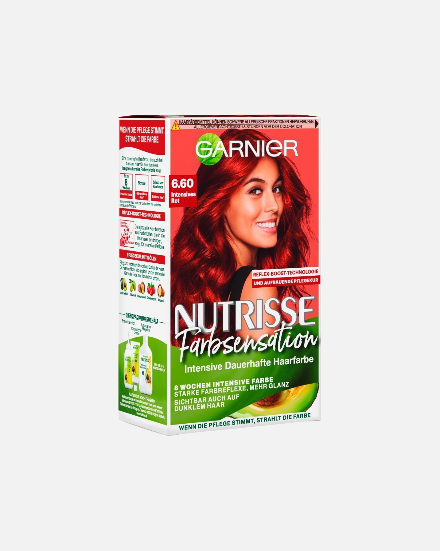 Coloration cheveux for UnisexeGarnierNutrissesensation de couleur6.60 - Intensiv-Rot