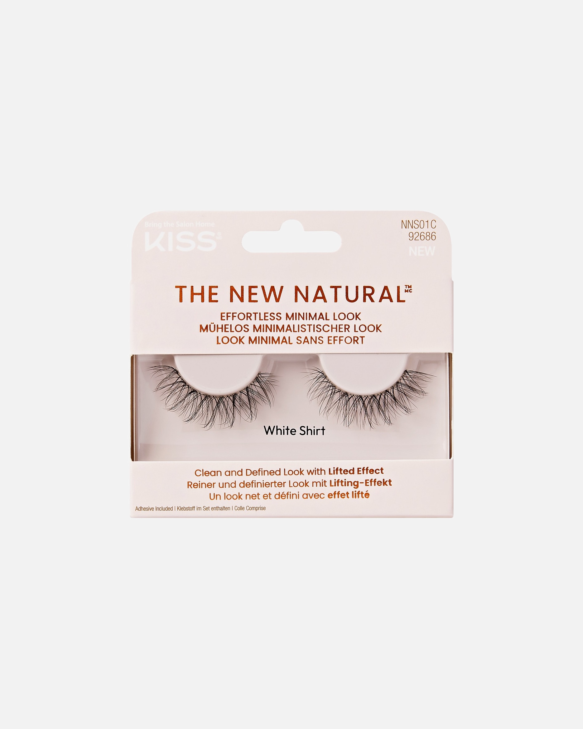 Faux-cils for UnisexeKISSThe New Natural Single 011 unité